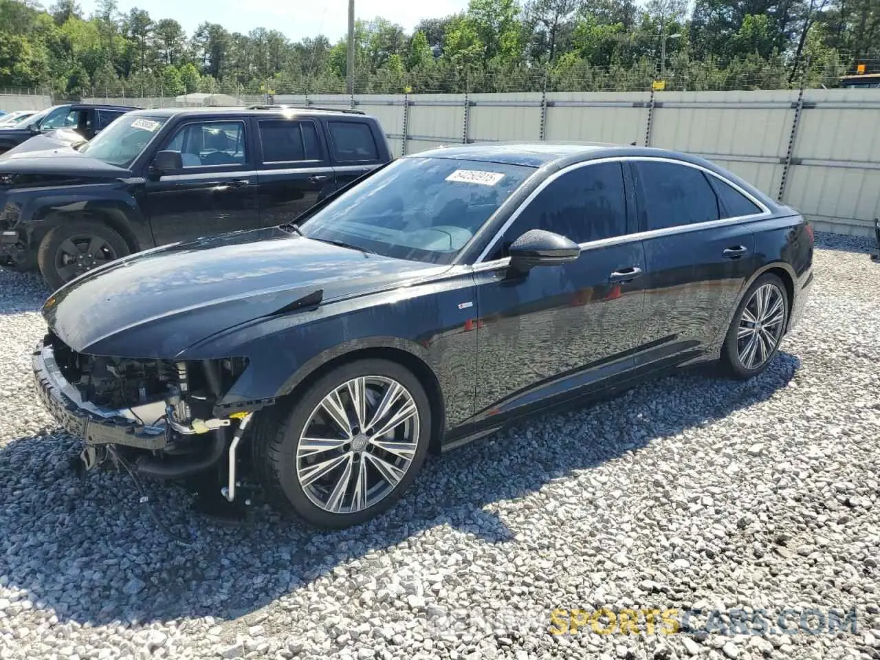 1 Photograph of a damaged car WAUL2AF24KN103012 AUDI A6 2019
