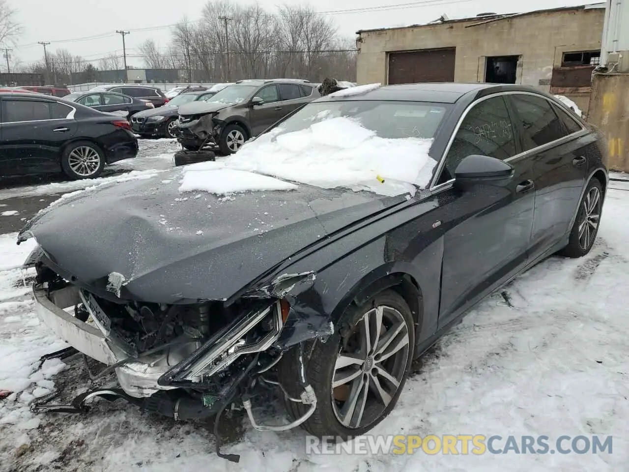 1 Photograph of a damaged car WAUL2AF27KN073388 AUDI A6 2019
