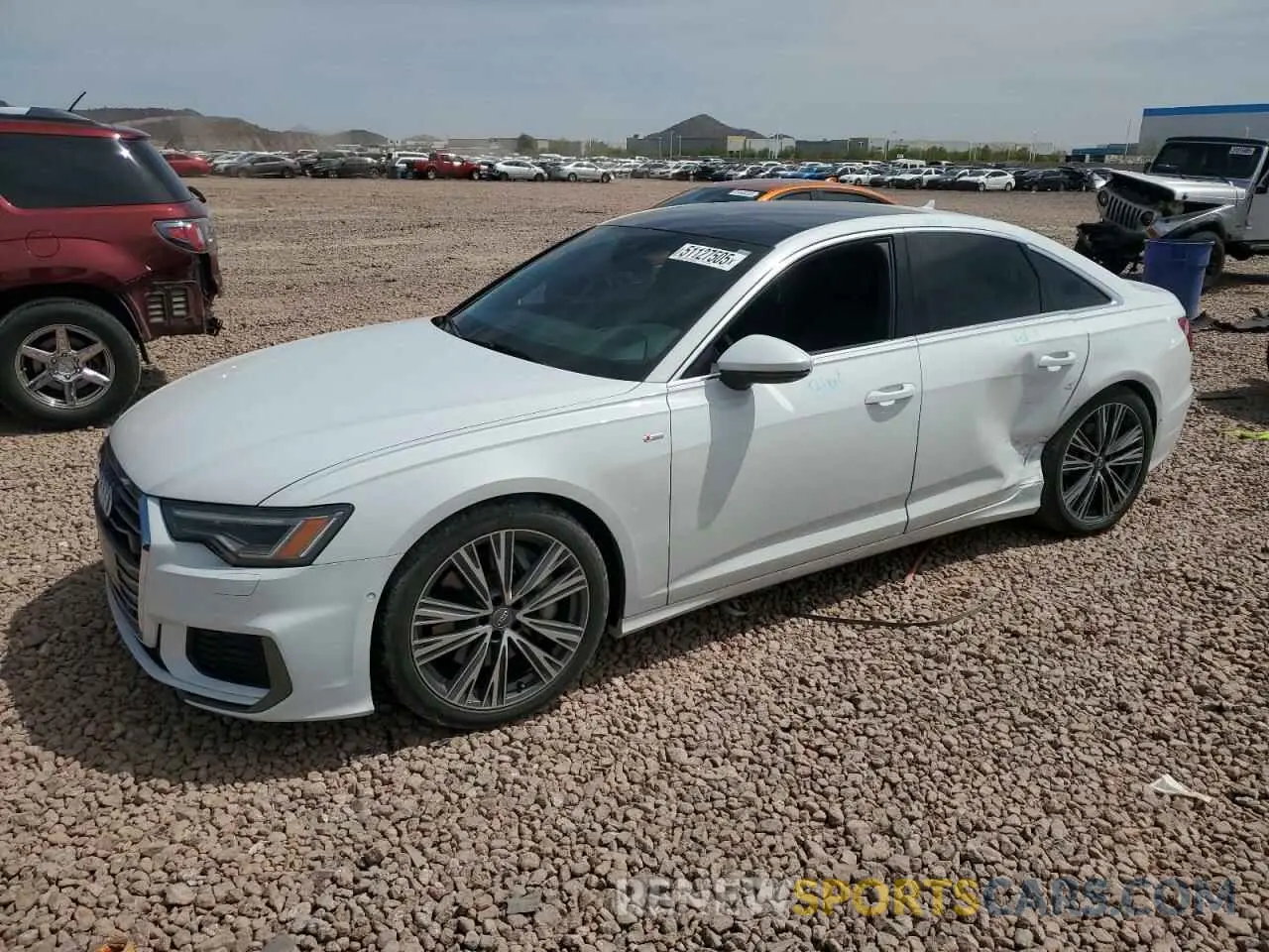 1 Фотография поврежденного автомобиля WAUL2AF28KN025012 AUDI A6 2019