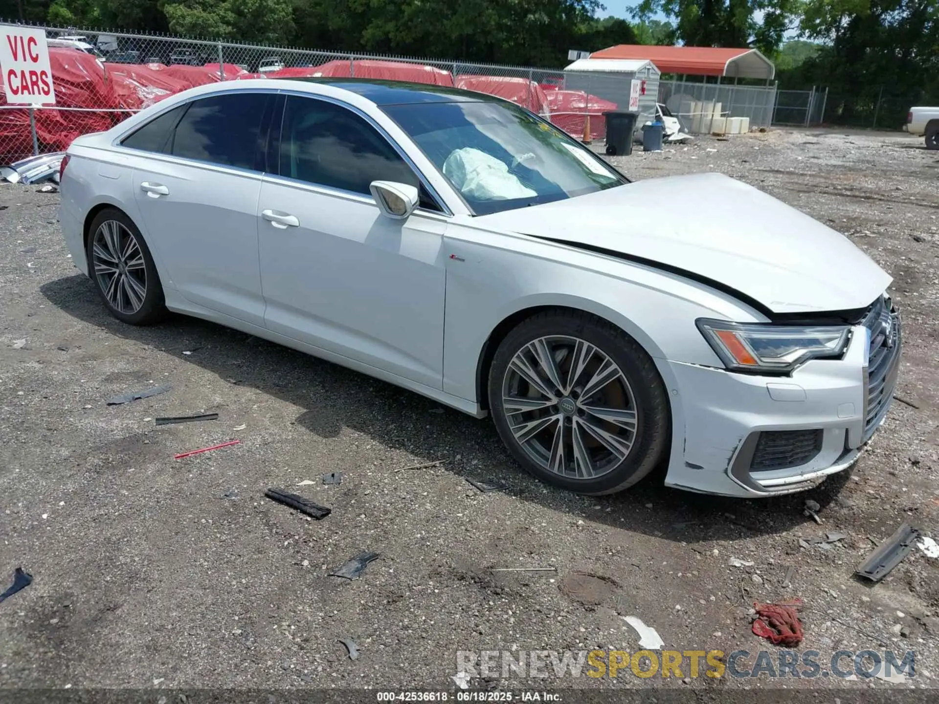 1 Фотография поврежденного автомобиля WAUL2BF29KN062916 AUDI A6 2019