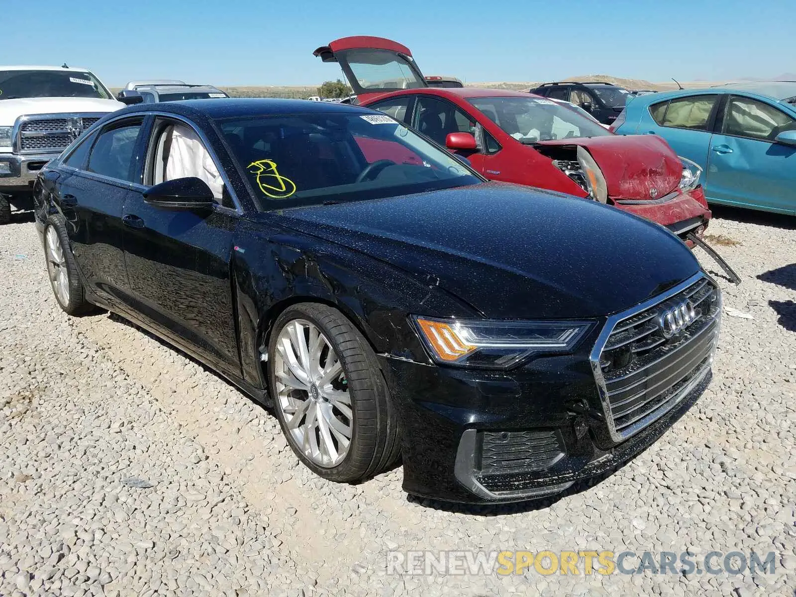 1 Photograph of a damaged car WAUM2AF24KN040014 AUDI A6 2019