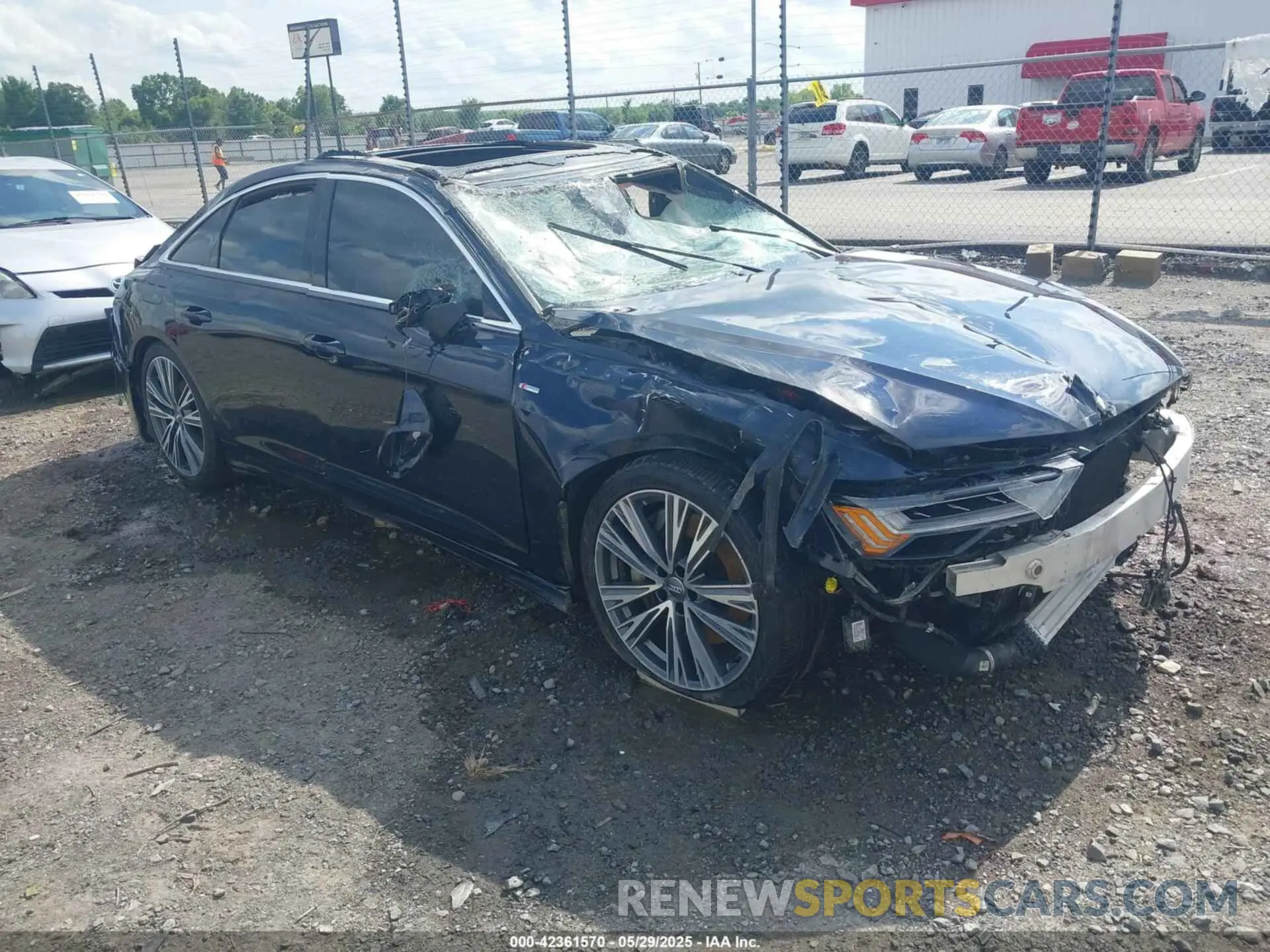 1 Photograph of a damaged car WAUM2AF26KN056408 AUDI A6 2019