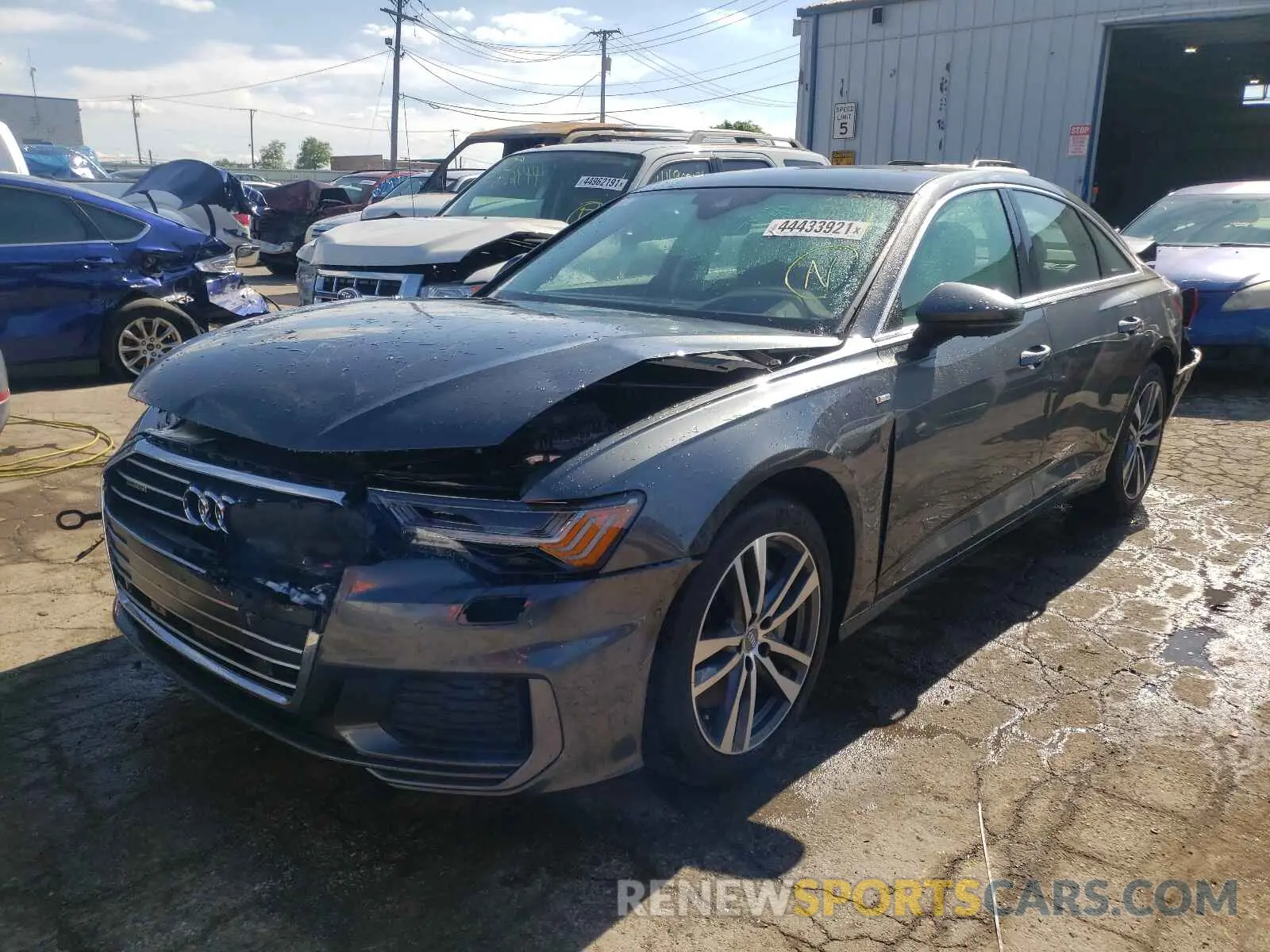 2 Photograph of a damaged car WAUM2BF27KN062059 AUDI A6 2019