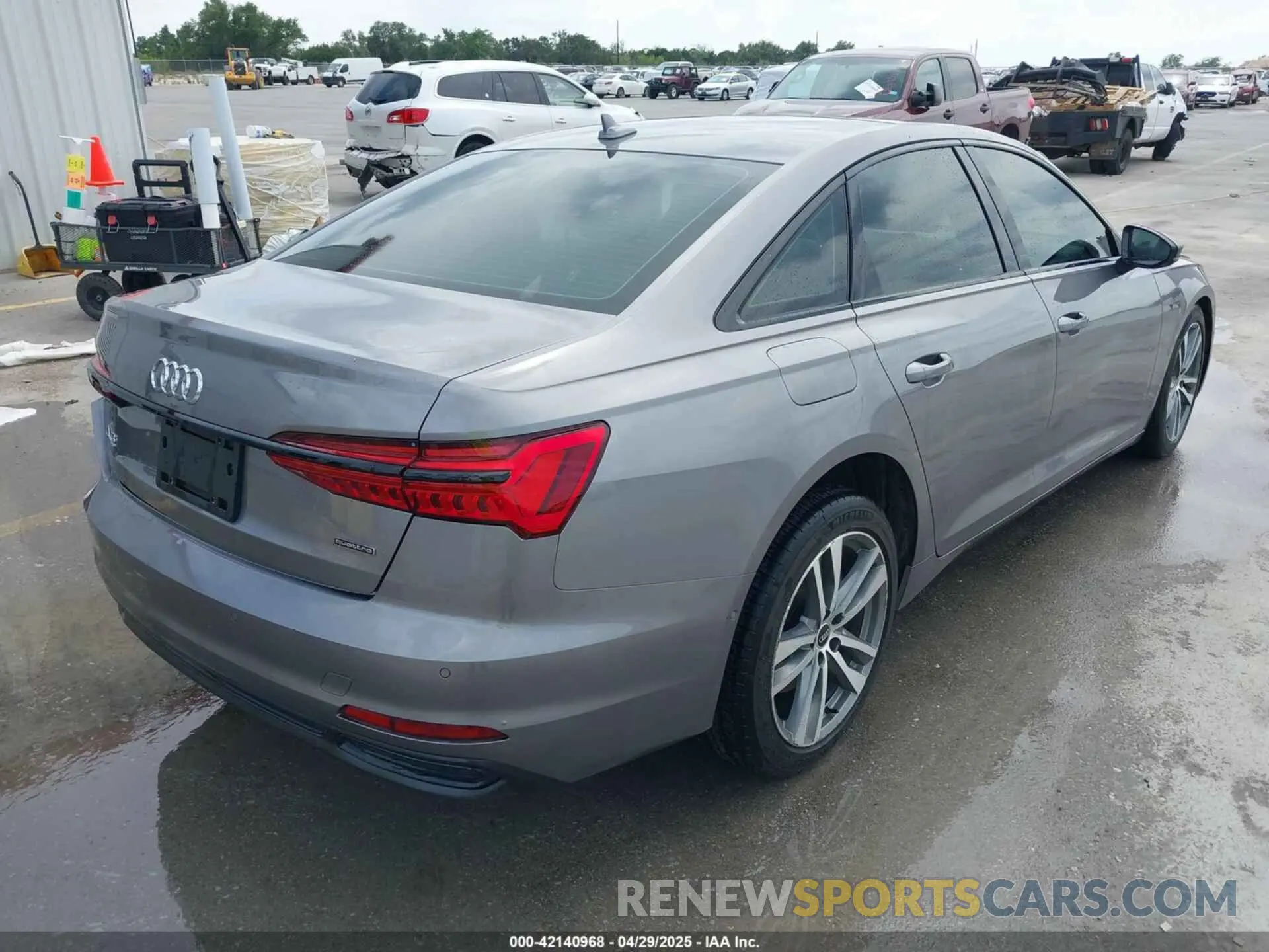 4 Фотография поврежденного автомобиля WAUE3AF21MN046096 AUDI A6 2021