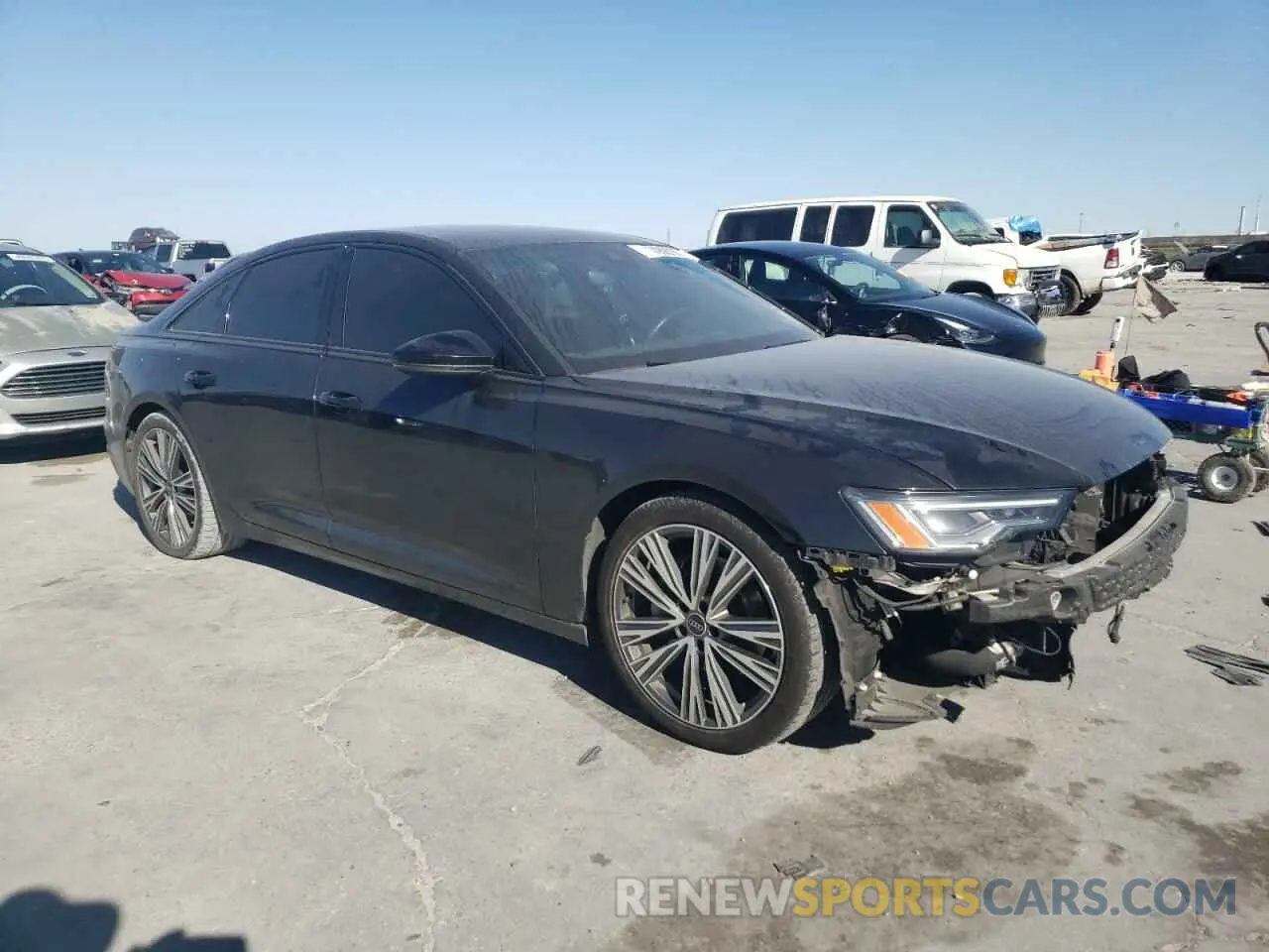 4 Фотография поврежденного автомобиля WAUE3AF23MN048738 AUDI A6 2021