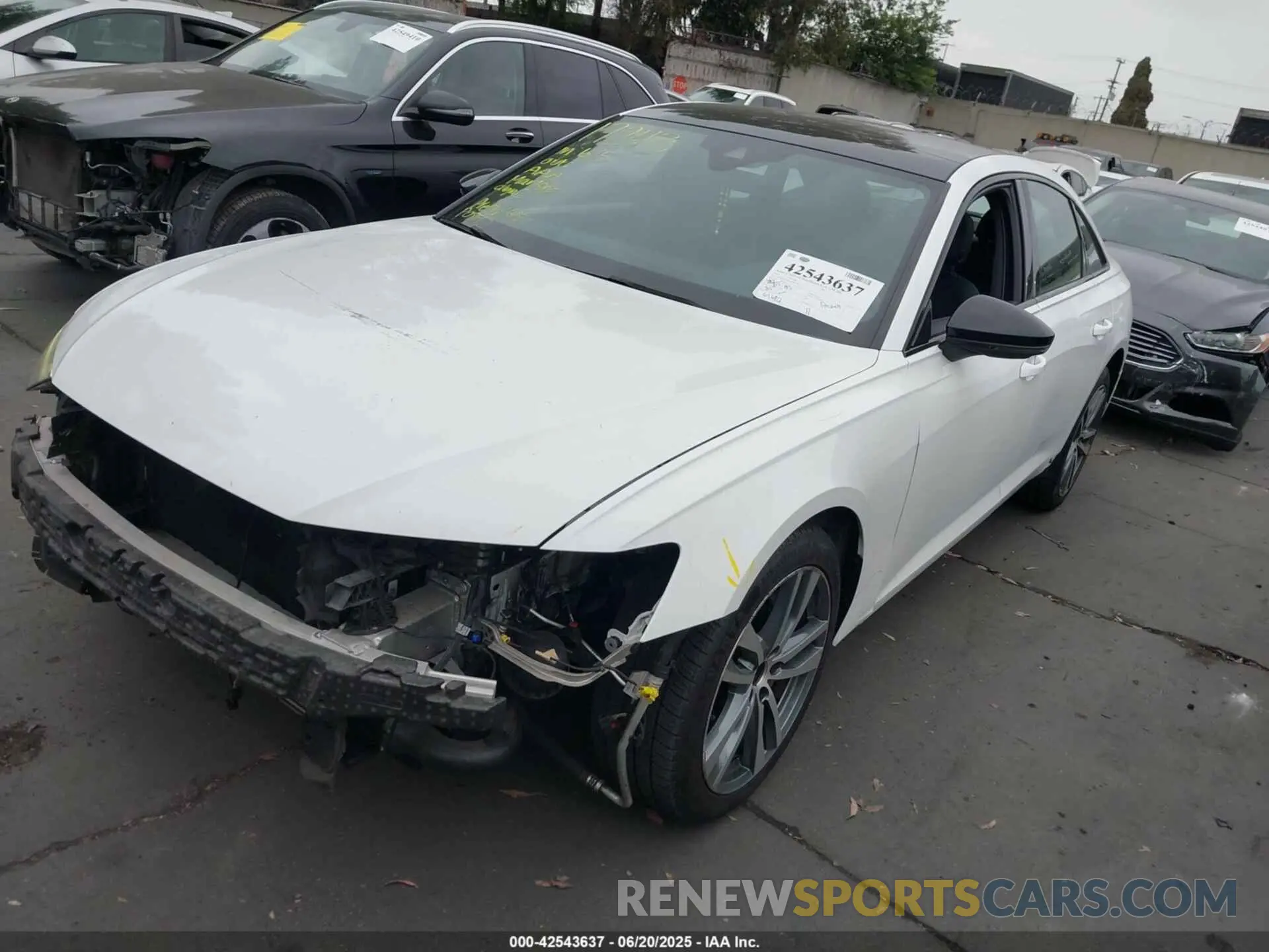 2 Фотография поврежденного автомобиля WAUE3AF27MN067955 AUDI A6 2021