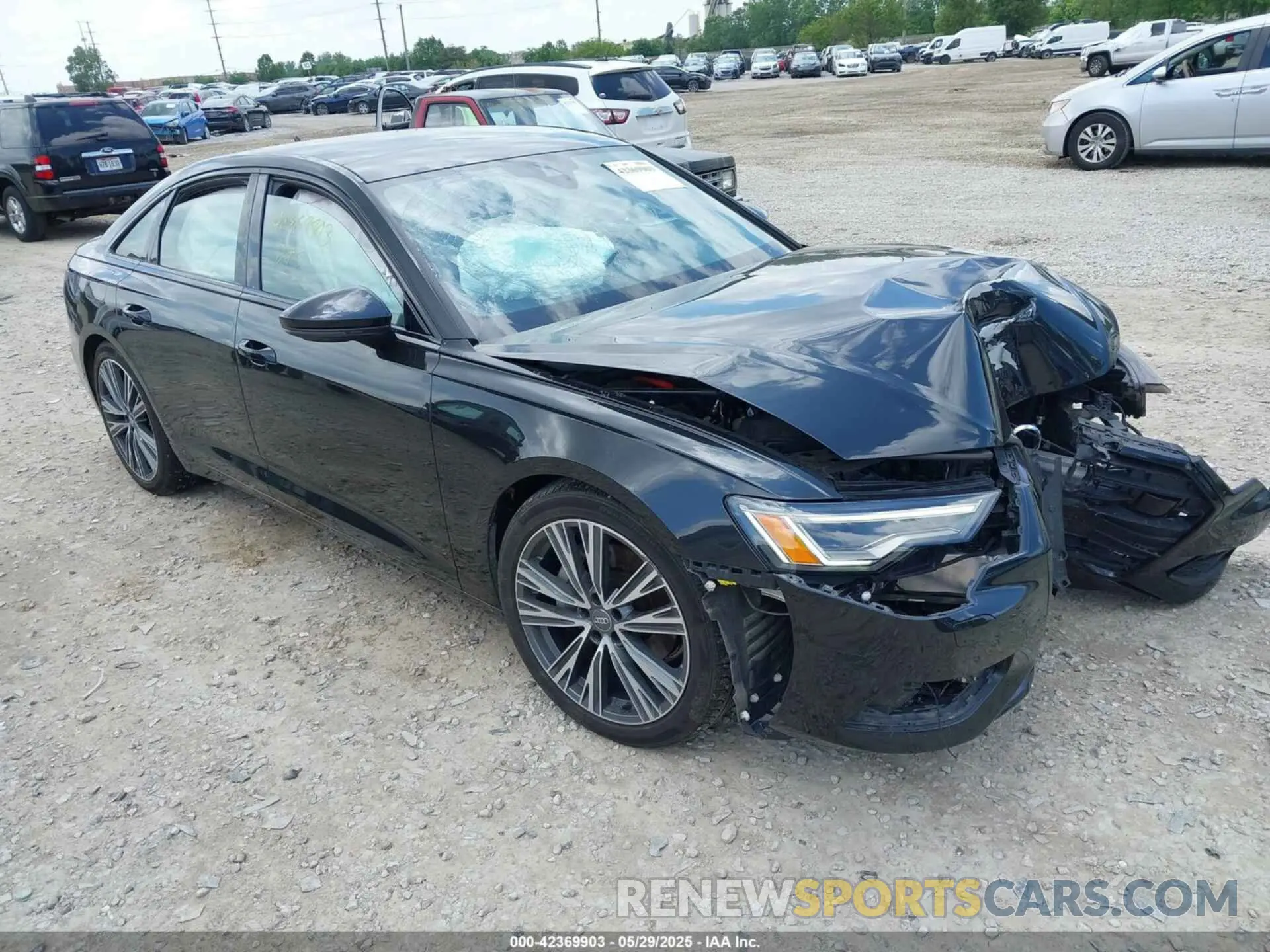 1 Photograph of a damaged car WAUE8AF24MN001252 AUDI A6 2021