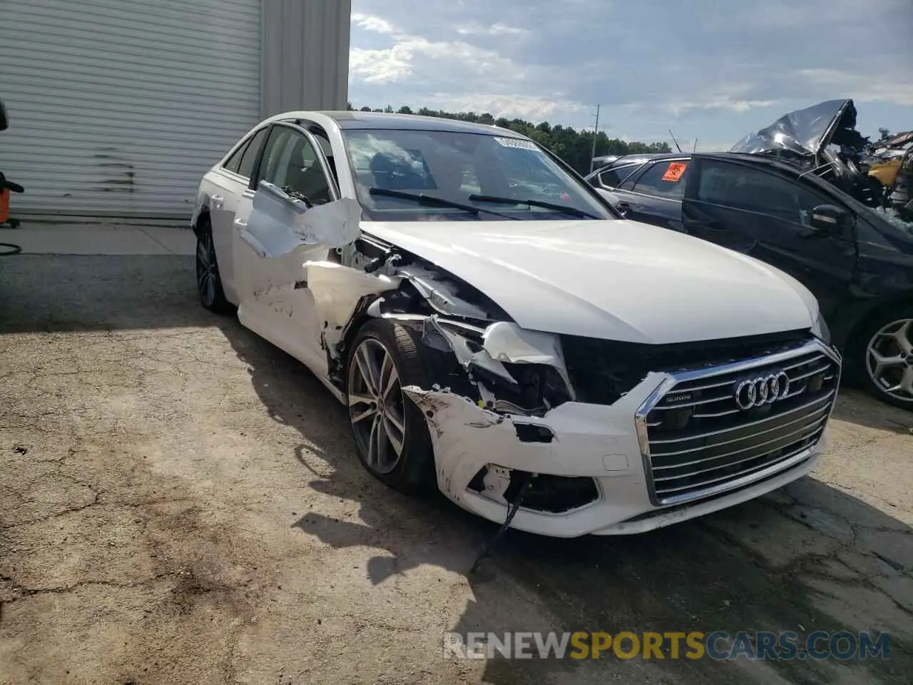 1 Photograph of a damaged car WAUE8AF29MN028639 AUDI A6 2021