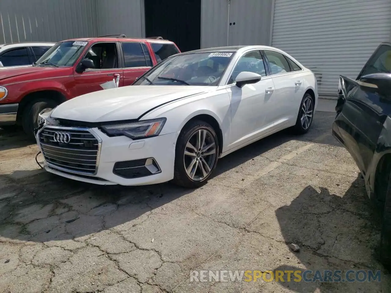 2 Photograph of a damaged car WAUE8AF29MN028639 AUDI A6 2021