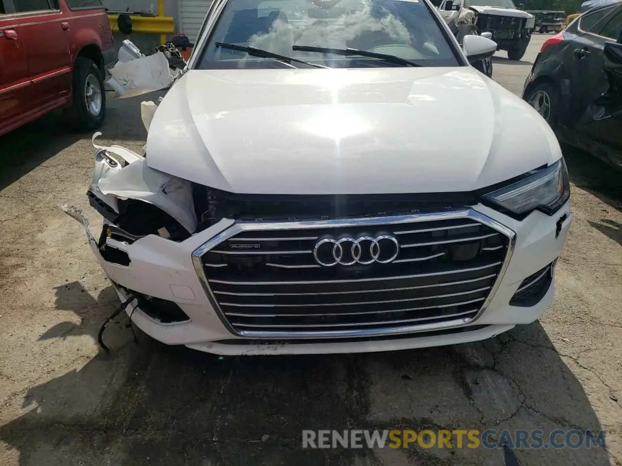 7 Photograph of a damaged car WAUE8AF29MN028639 AUDI A6 2021