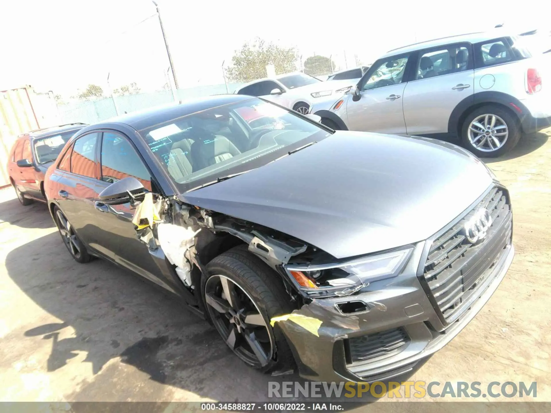 1 Photograph of a damaged car WAUK2AF26MN027677 AUDI A6 2021