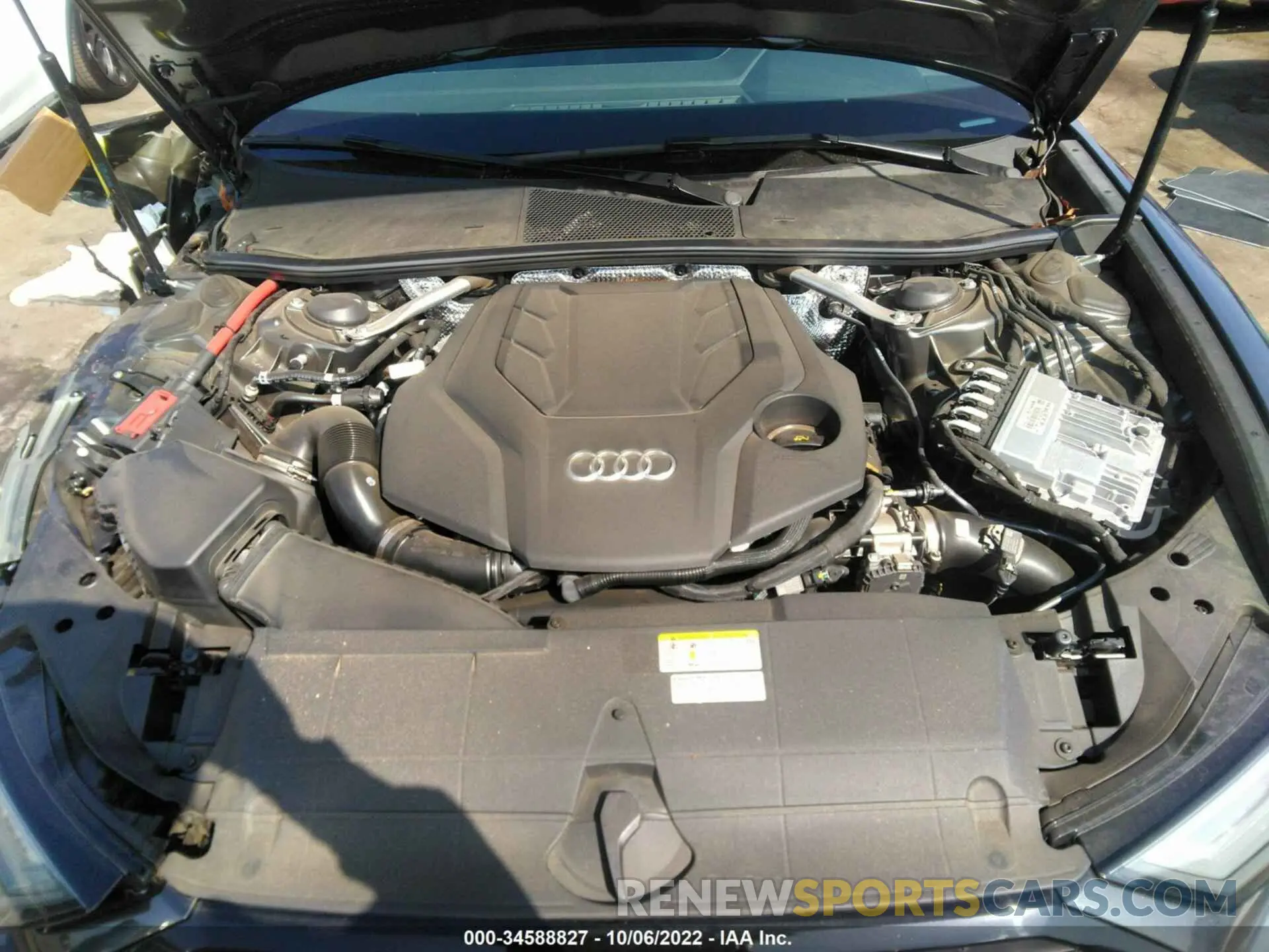 10 Photograph of a damaged car WAUK2AF26MN027677 AUDI A6 2021