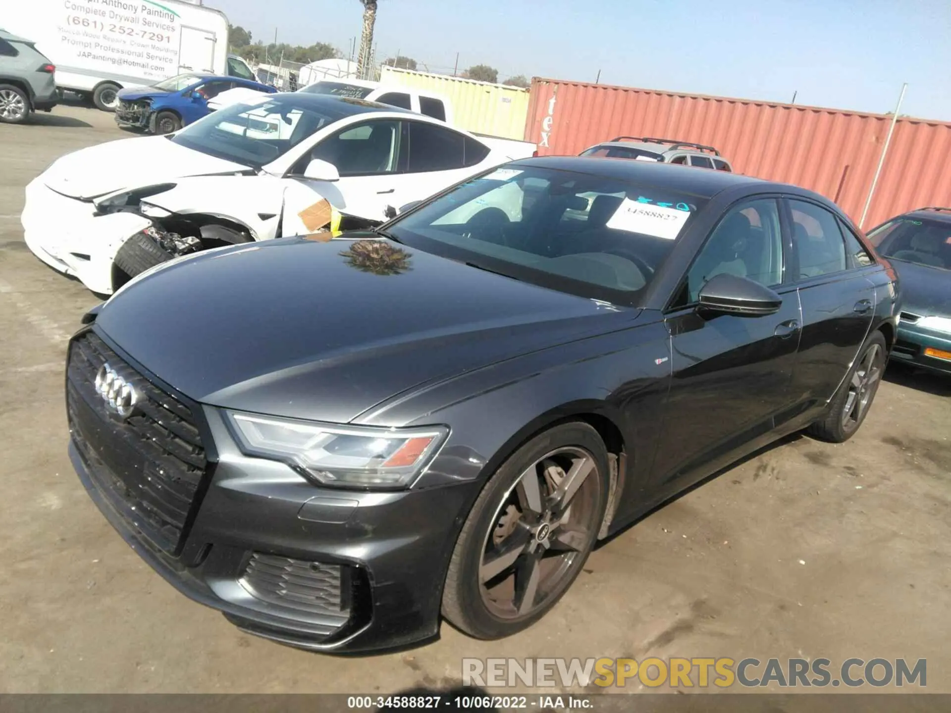 2 Photograph of a damaged car WAUK2AF26MN027677 AUDI A6 2021
