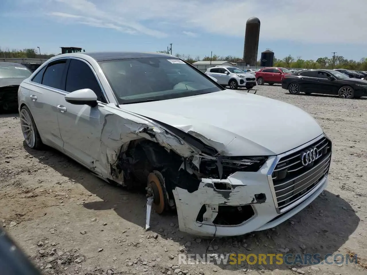 4 Photograph of a damaged car WAUE3BF23NN022485 AUDI A6 2022