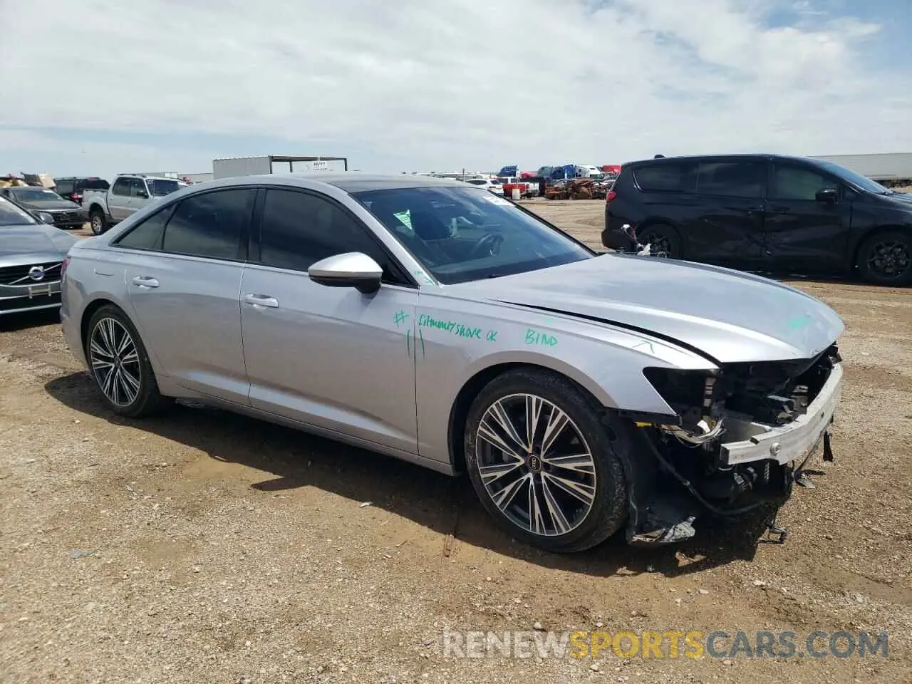 4 Фотография поврежденного автомобиля WAUE3BF24NN064311 AUDI A6 2022