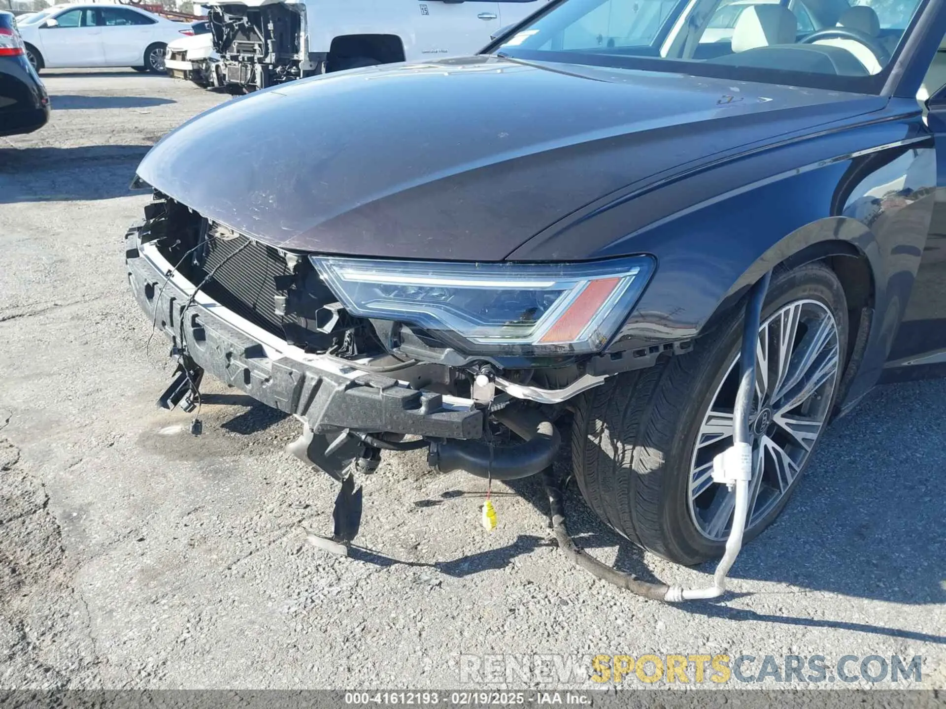 6 Photograph of a damaged car WAUE3BF23RN004722 AUDI A6 2024