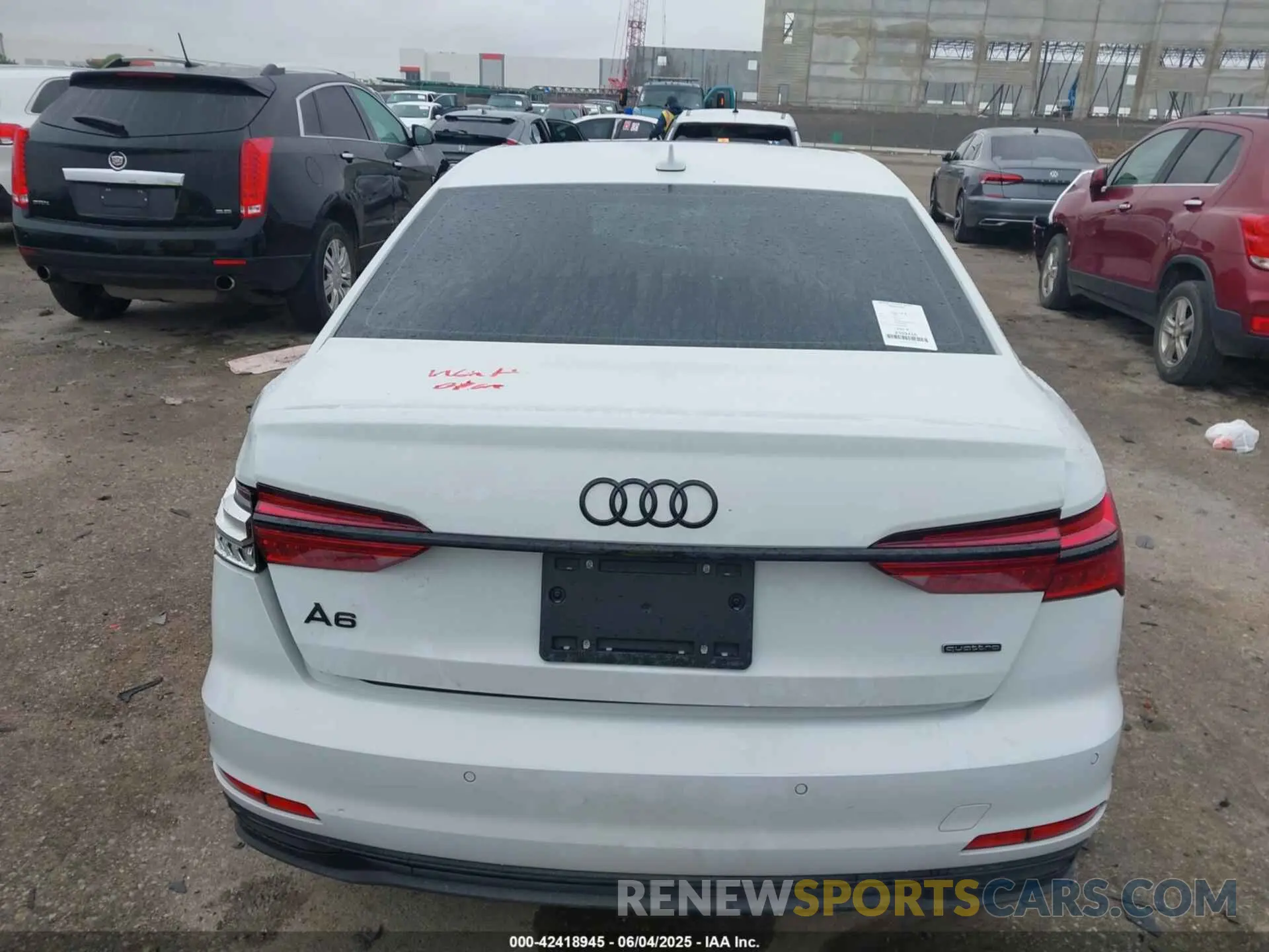 16 Photograph of a damaged car WAUE3BF26RN029713 AUDI A6 2024