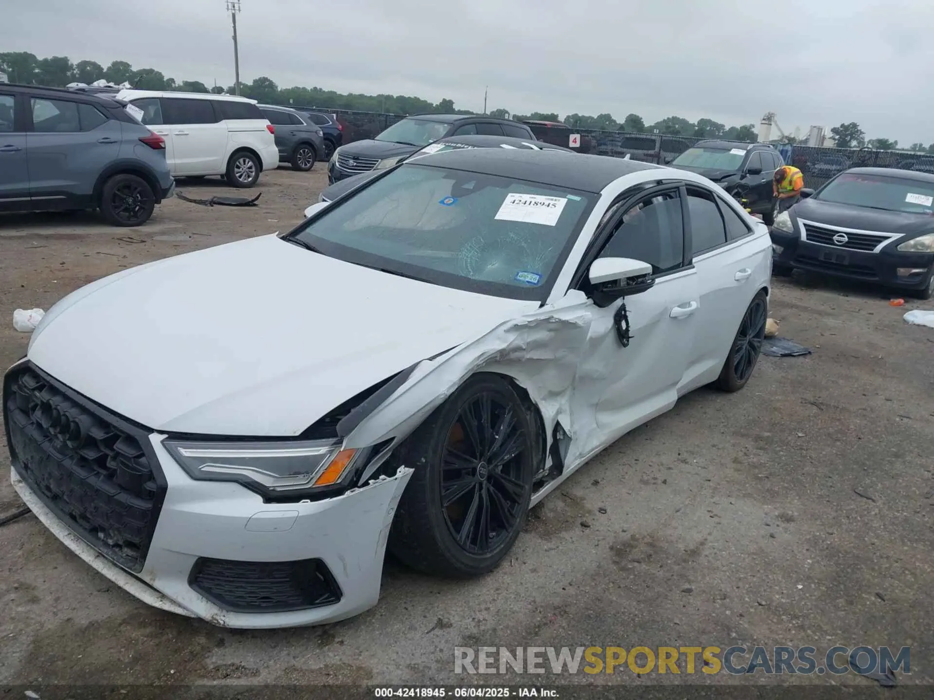 2 Photograph of a damaged car WAUE3BF26RN029713 AUDI A6 2024