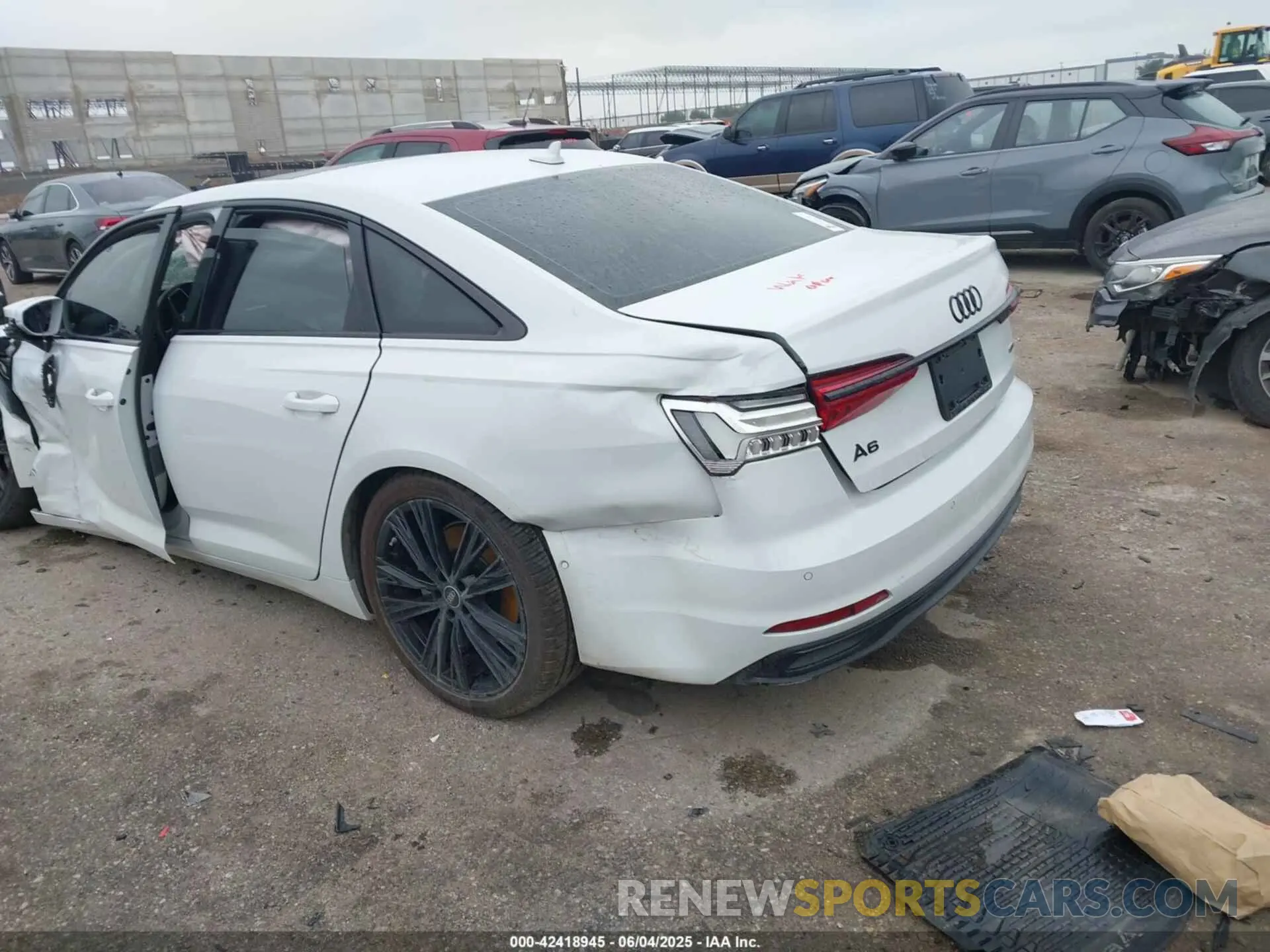 3 Photograph of a damaged car WAUE3BF26RN029713 AUDI A6 2024