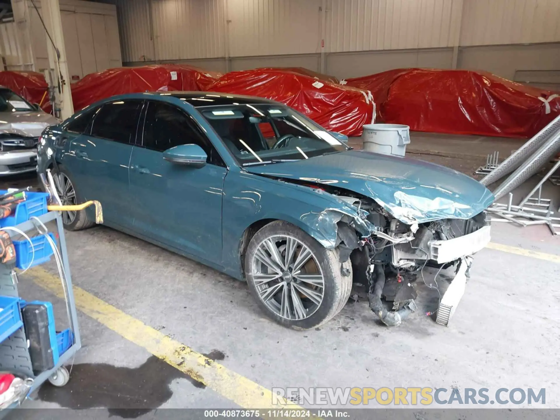 1 Photograph of a damaged car WAUD8AF29MN012288 AUDI A6 SEDAN 2021