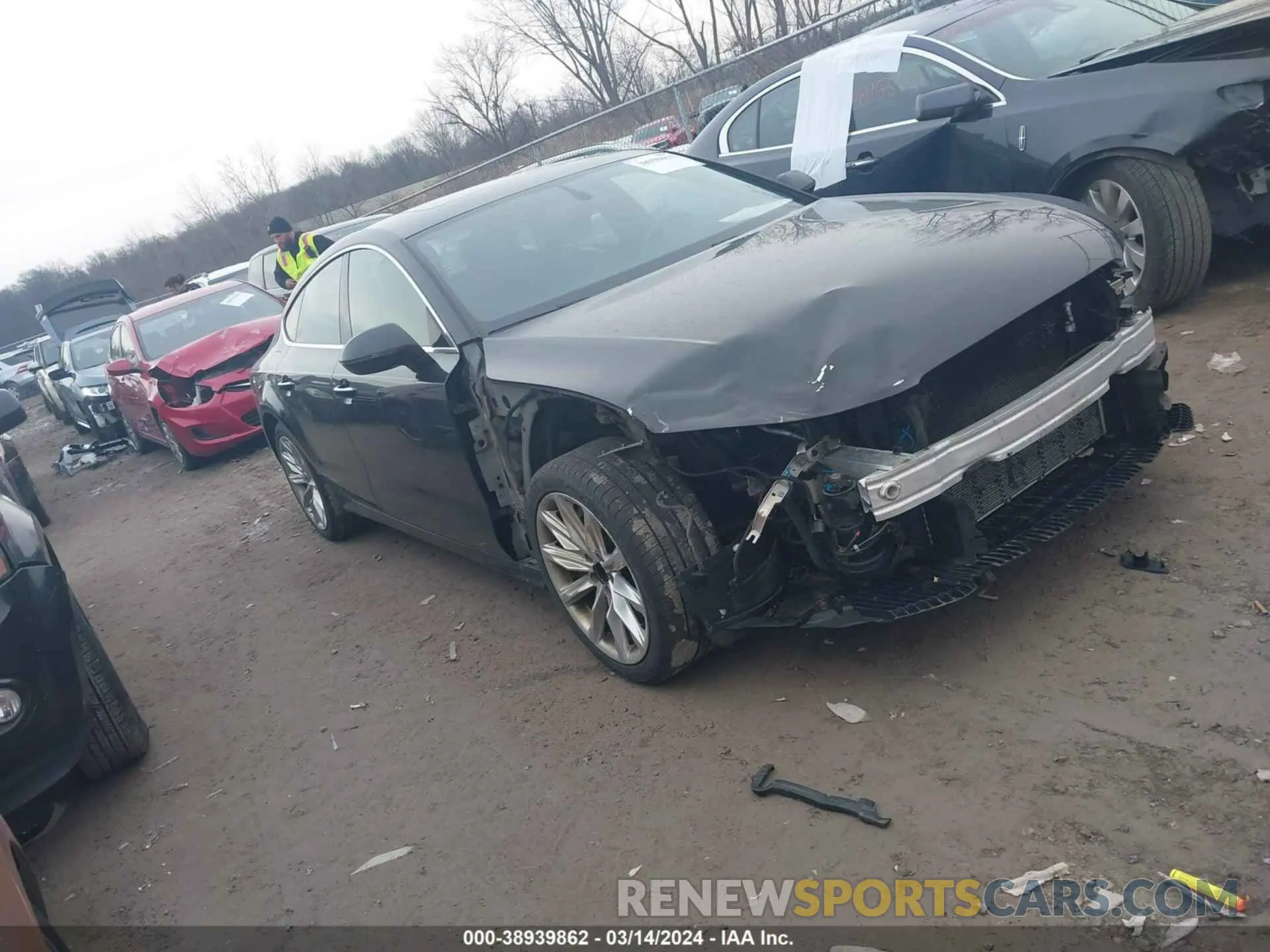 1 Photograph of a damaged car WAU2GAFC0EN071850 AUDI A7 2014
