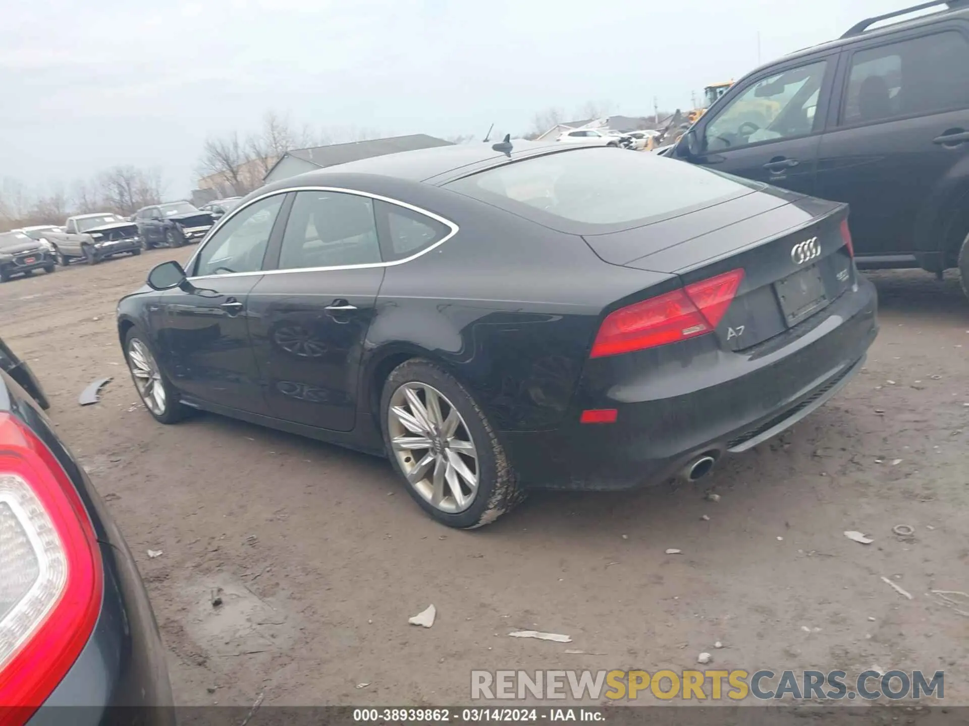 3 Photograph of a damaged car WAU2GAFC0EN071850 AUDI A7 2014