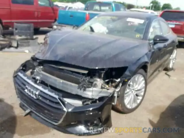 2 Photograph of a damaged car WAUP2AF21KN083190 AUDI A7 2019
