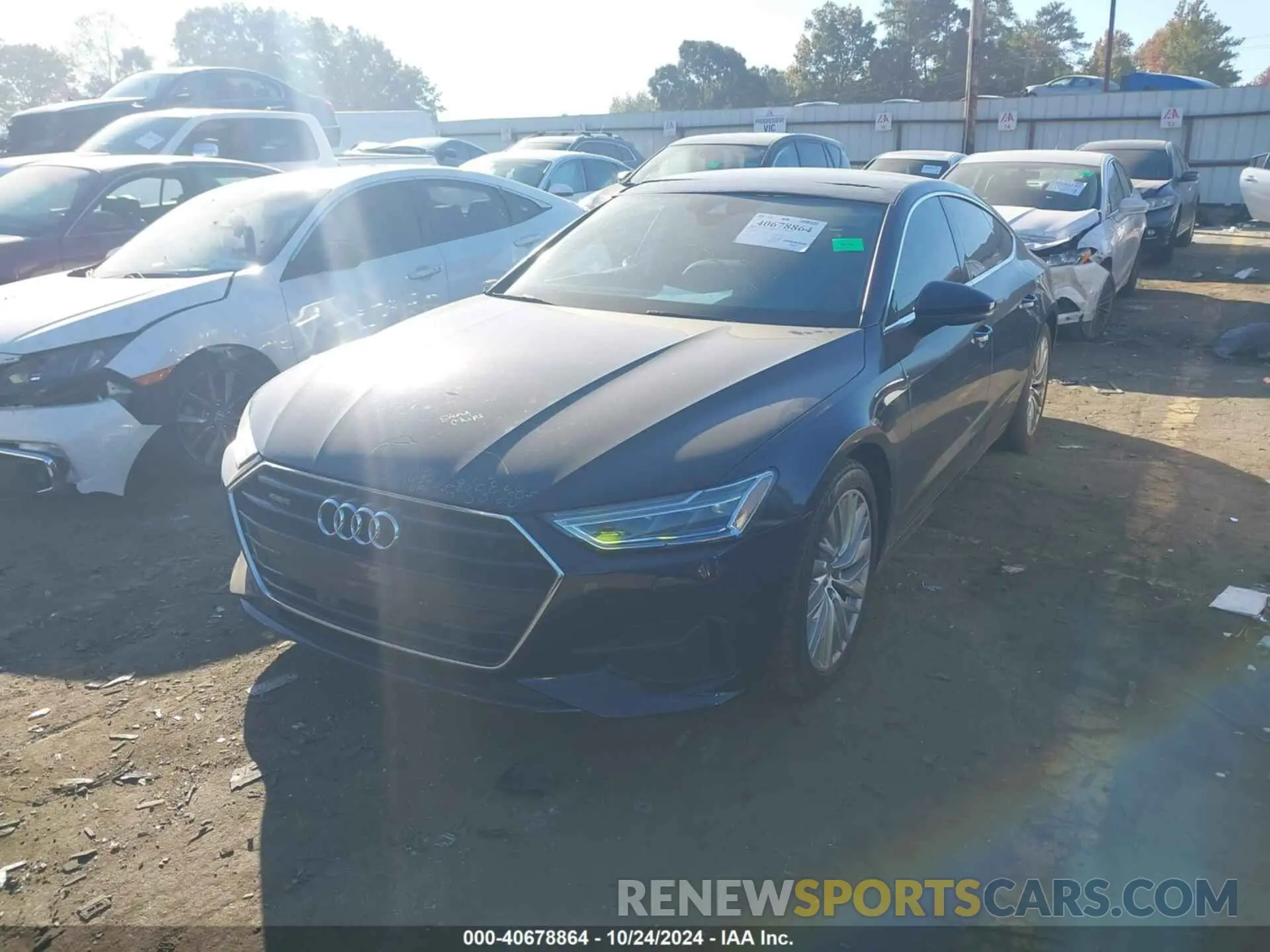 2 Photograph of a damaged car WAUP2AF23KN033262 AUDI A7 2019
