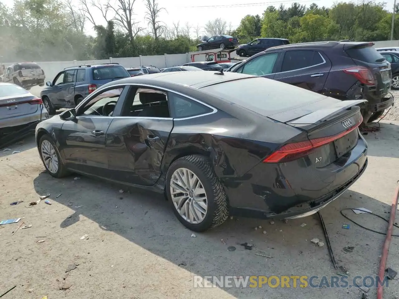 2 Photograph of a damaged car WAUR2AF23KN083197 AUDI A7 2019