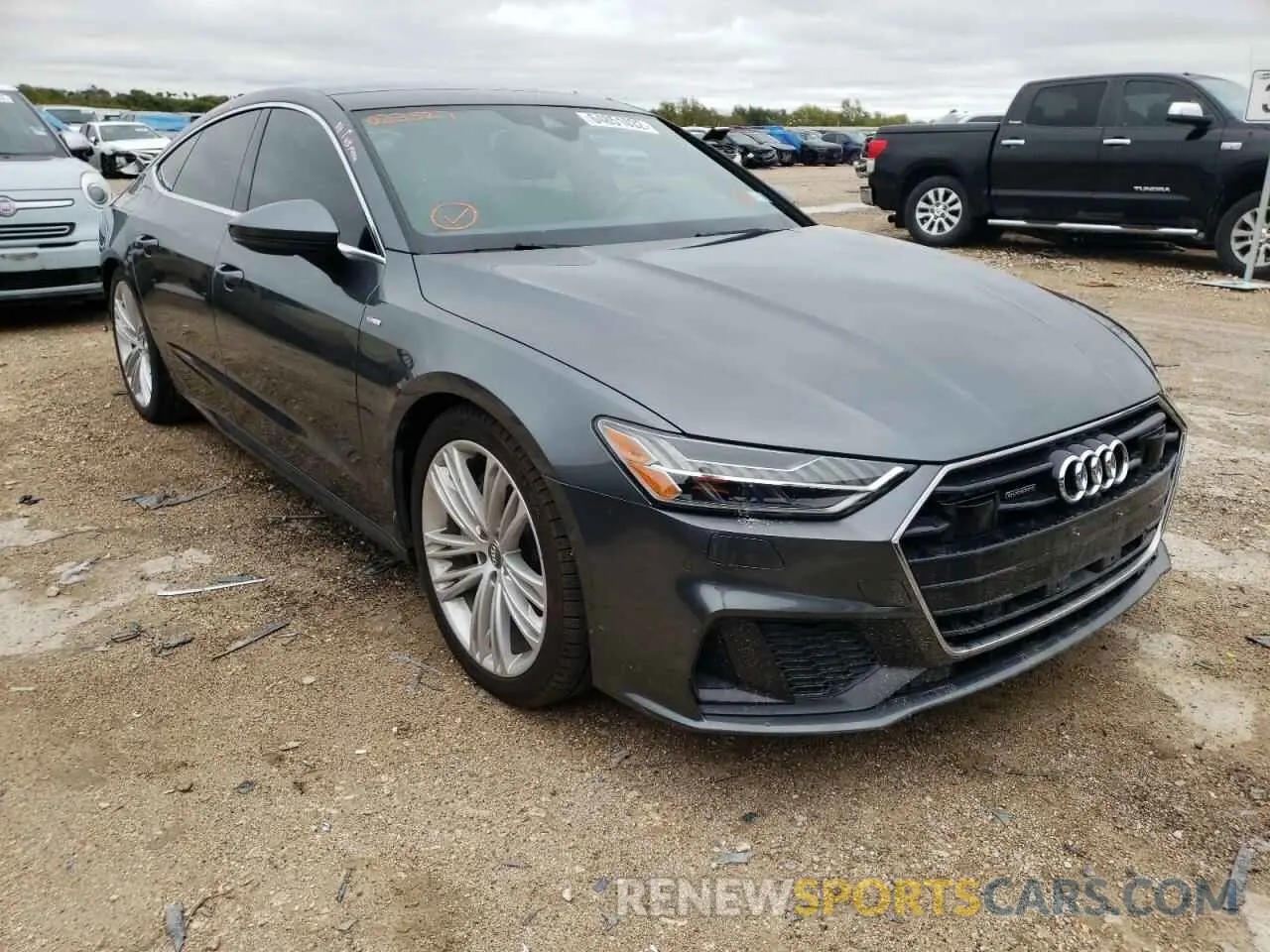 1 Photograph of a damaged car WAUU2AF23KN023527 AUDI A7 2019