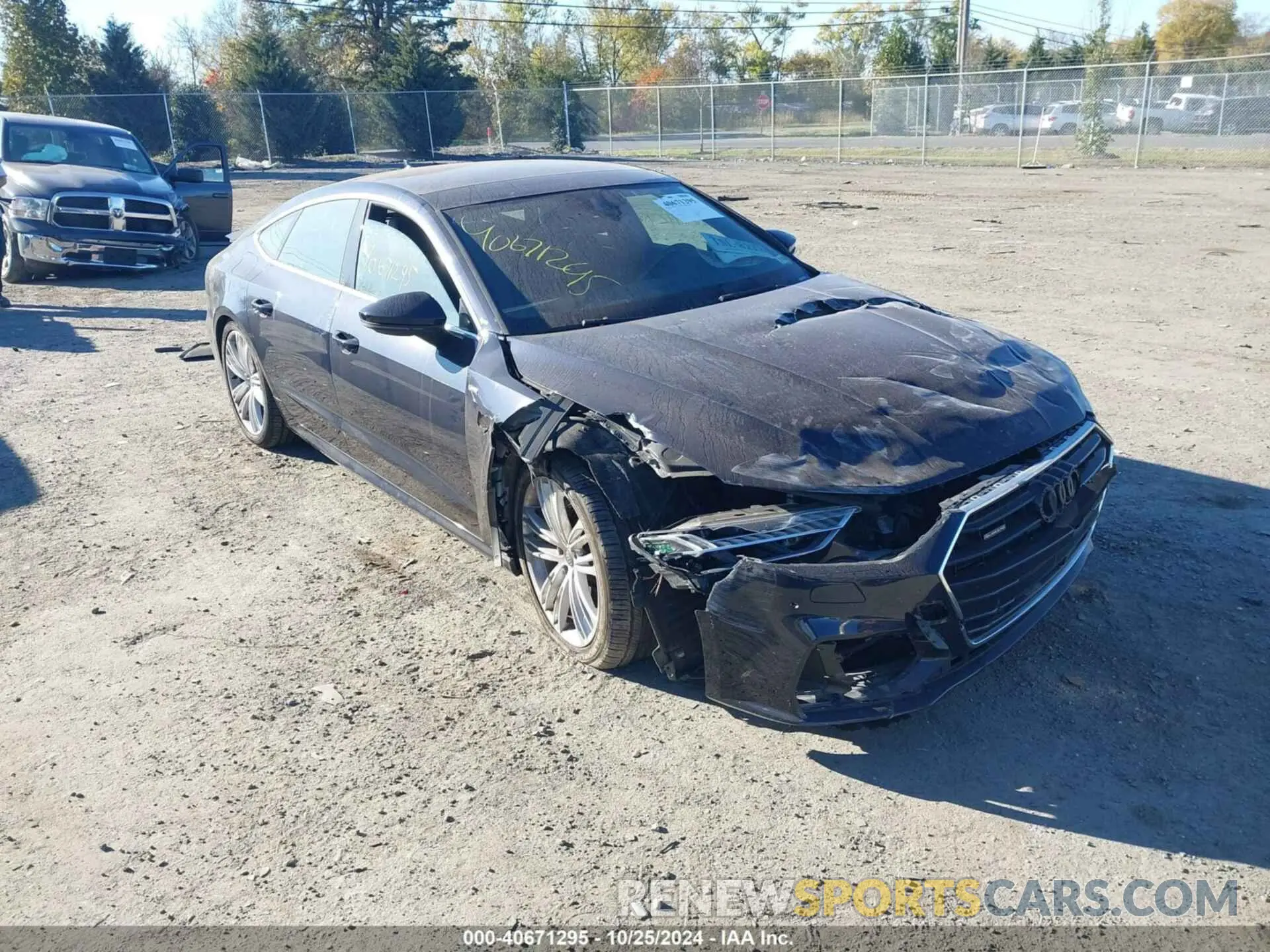1 Фотография поврежденного автомобиля WAUU2AF25KN041379 AUDI A7 2019