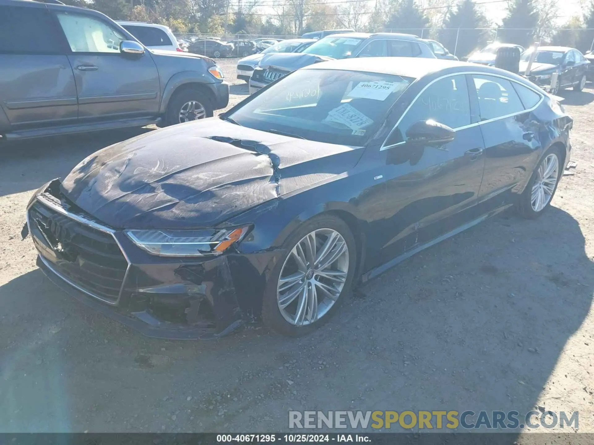 2 Фотография поврежденного автомобиля WAUU2AF25KN041379 AUDI A7 2019