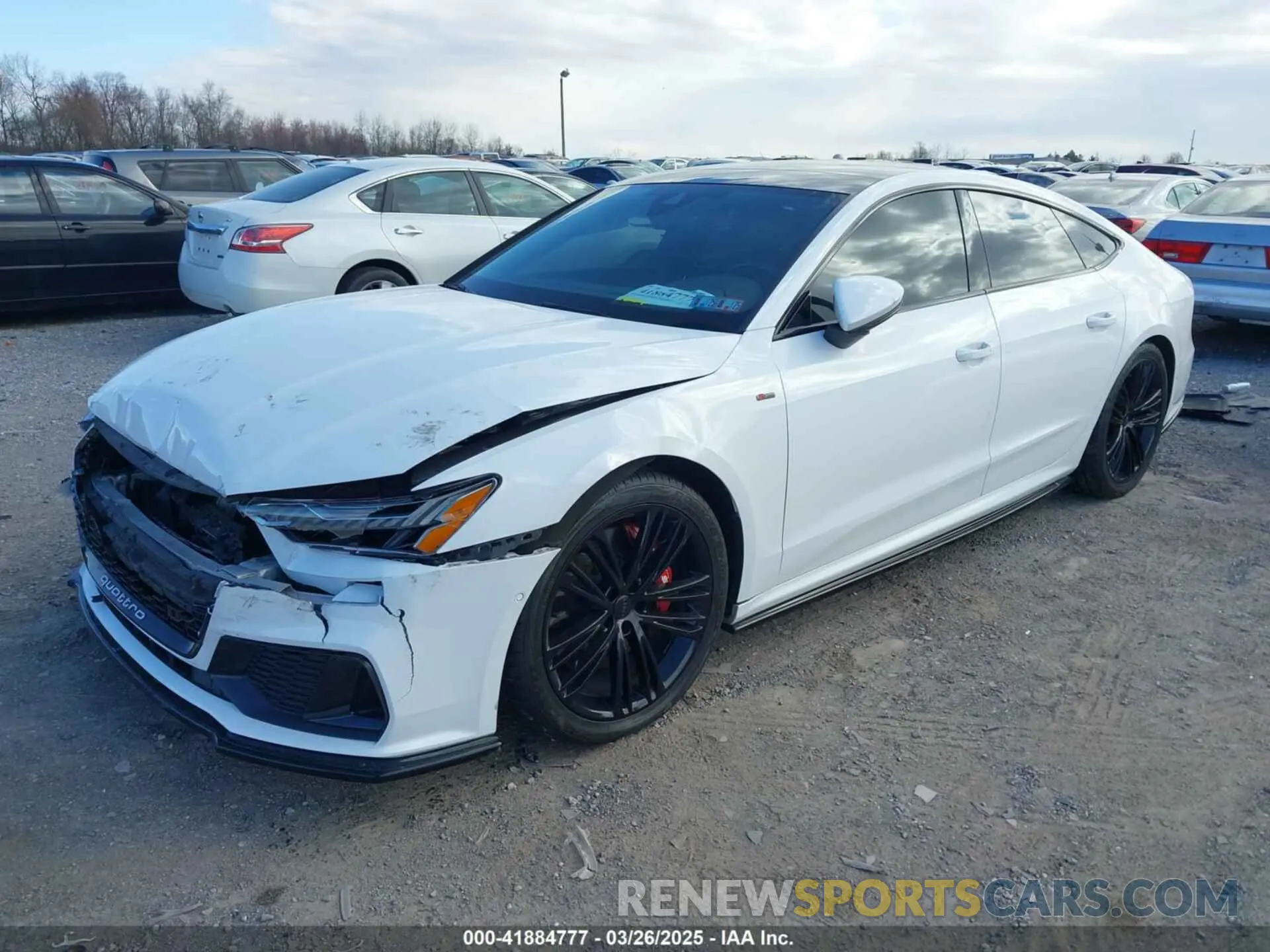 2 Photograph of a damaged car WAUU2AF27KN116258 AUDI A7 2019