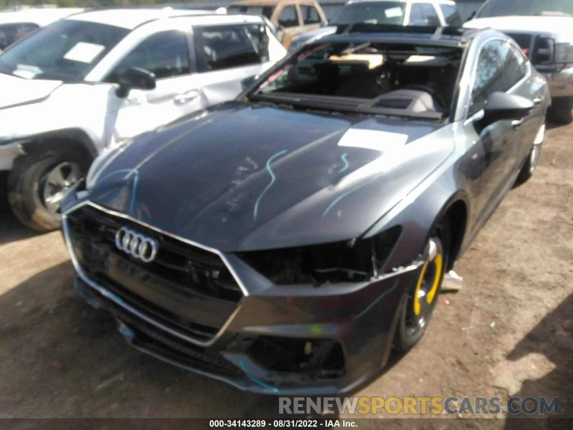 6 Photograph of a damaged car WAUV2AF22KN038573 AUDI A7 2019