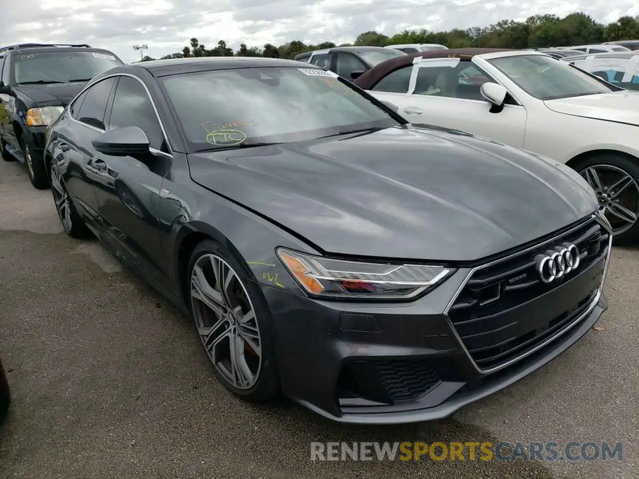 1 Photograph of a damaged car WAUV2AF24KN132180 AUDI A7 2019
