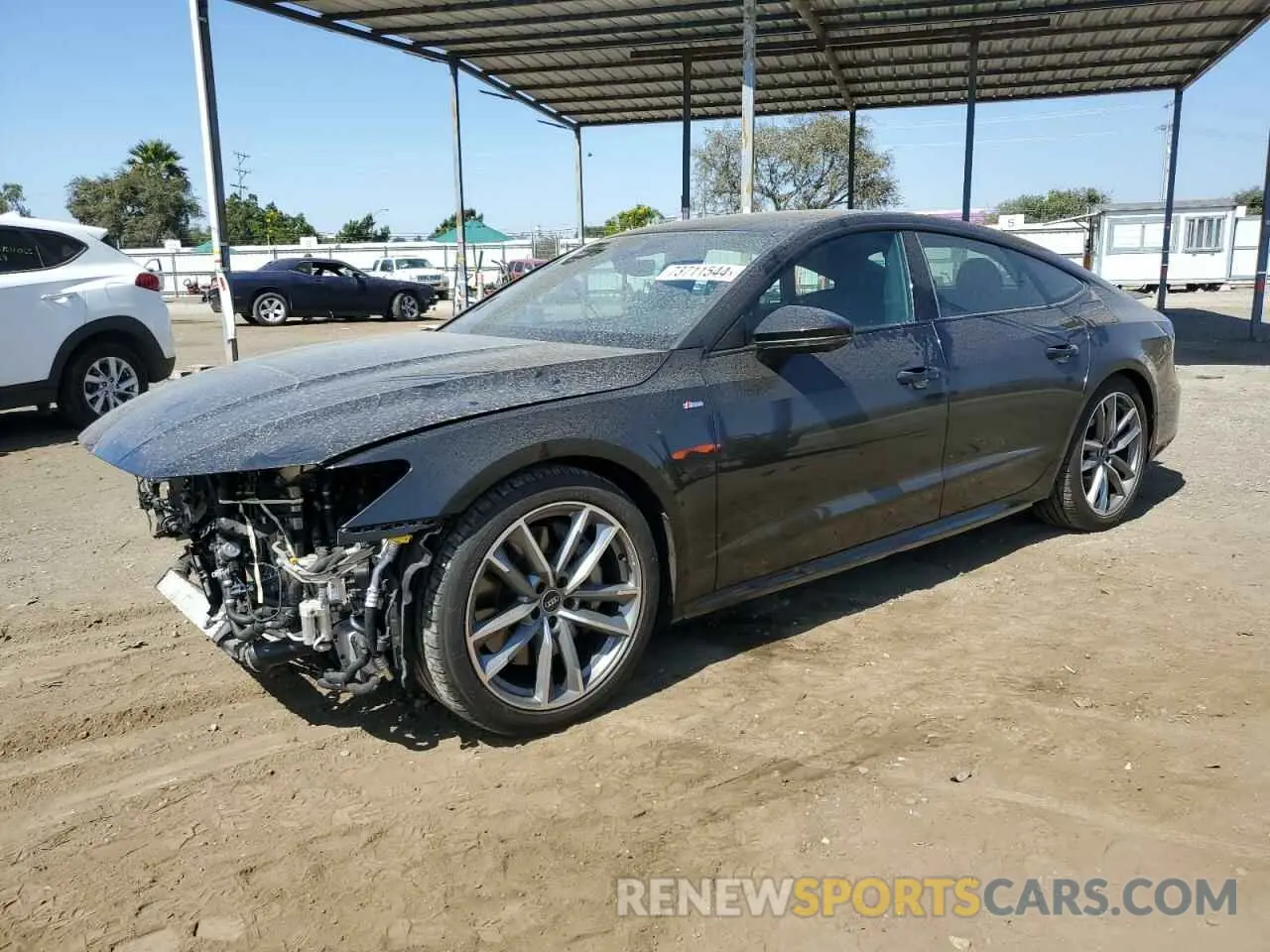 1 Photograph of a damaged car WAUTPBF29MN037163 AUDI A7 2021