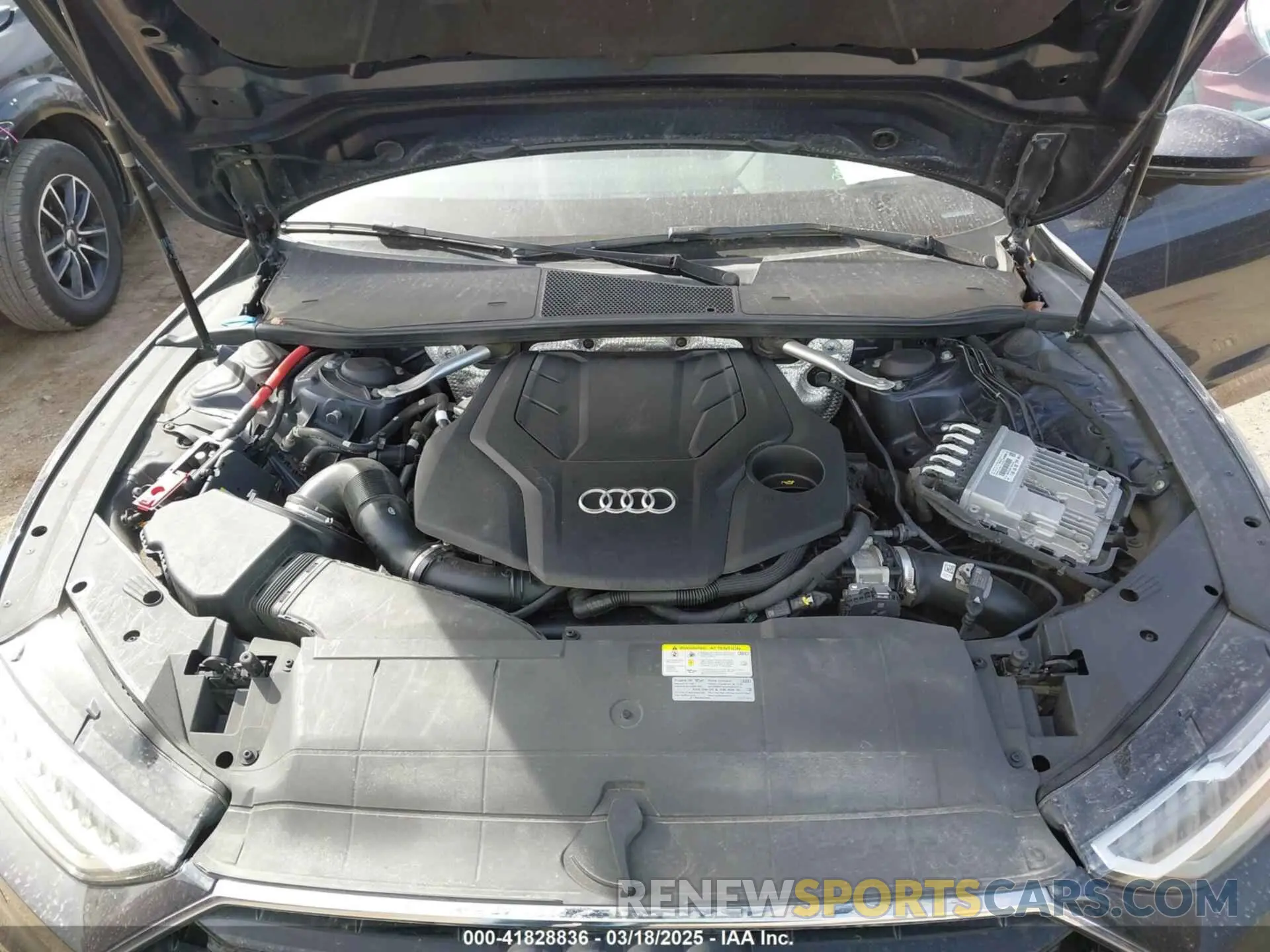 10 Фотография поврежденного автомобиля WAUU2AF21MN046713 AUDI A7 SPORTBACK 2021