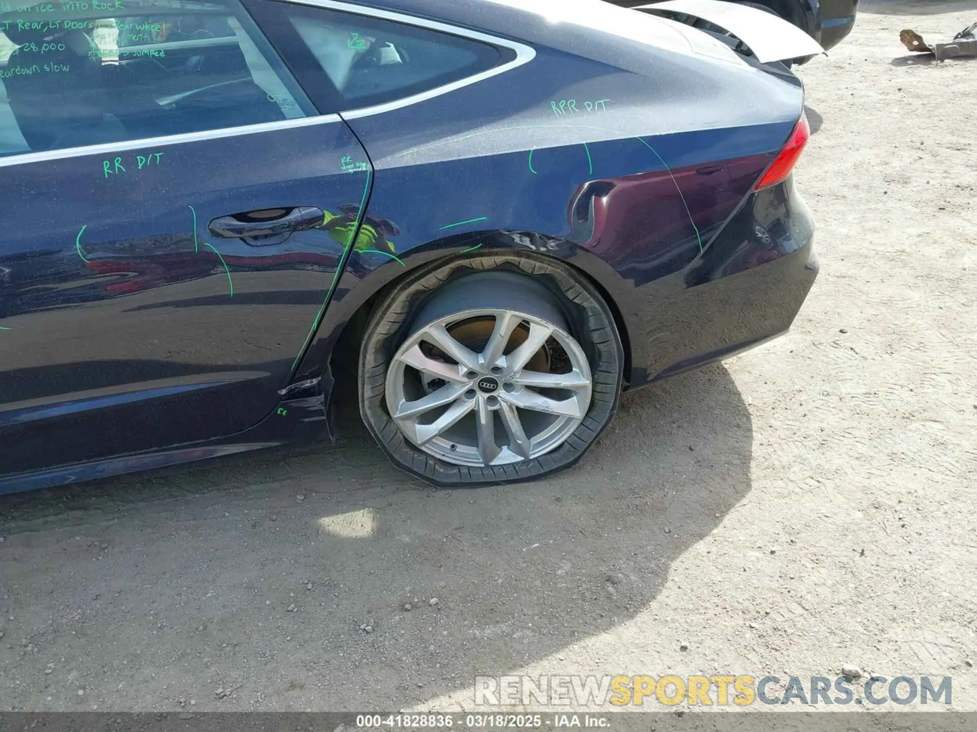 6 Фотография поврежденного автомобиля WAUU2AF21MN046713 AUDI A7 SPORTBACK 2021