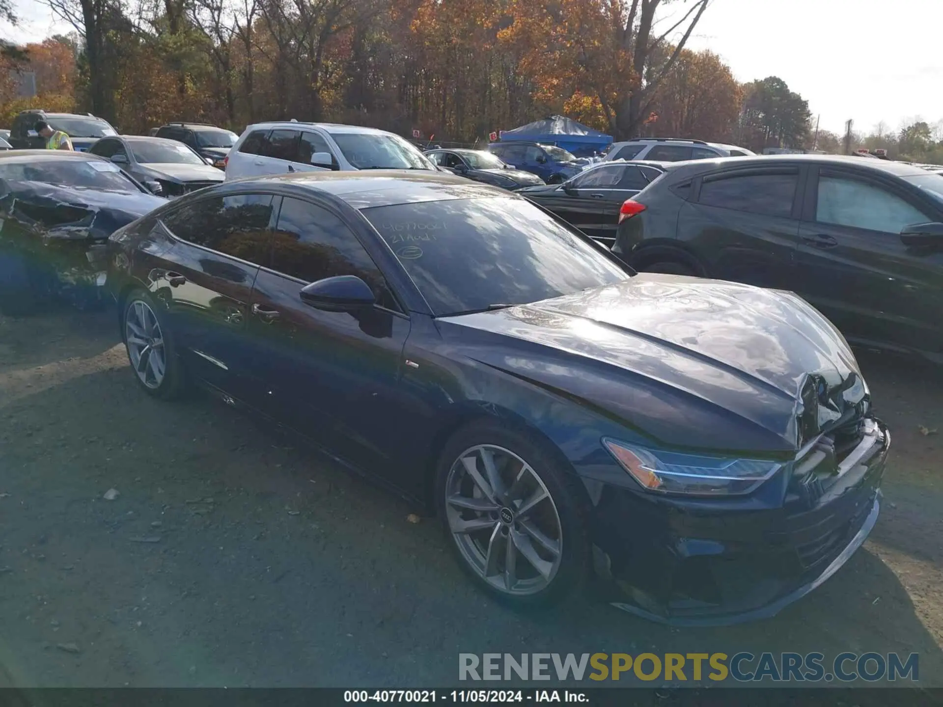 13 Photograph of a damaged car WAUU2AF25MN053213 AUDI A7 SPORTBACK 2021