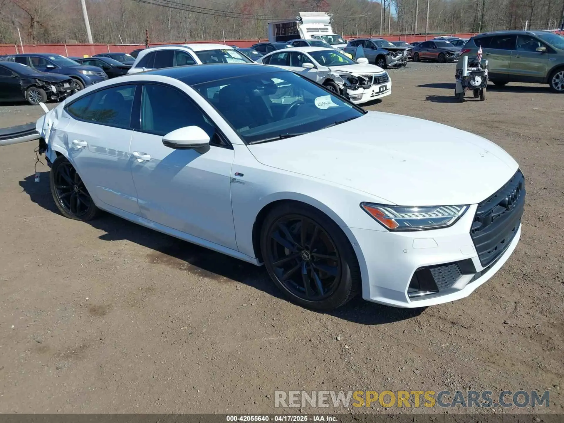 1 Photograph of a damaged car WAUU2BF24PN040320 AUDI A7 SPORTBACK 2023