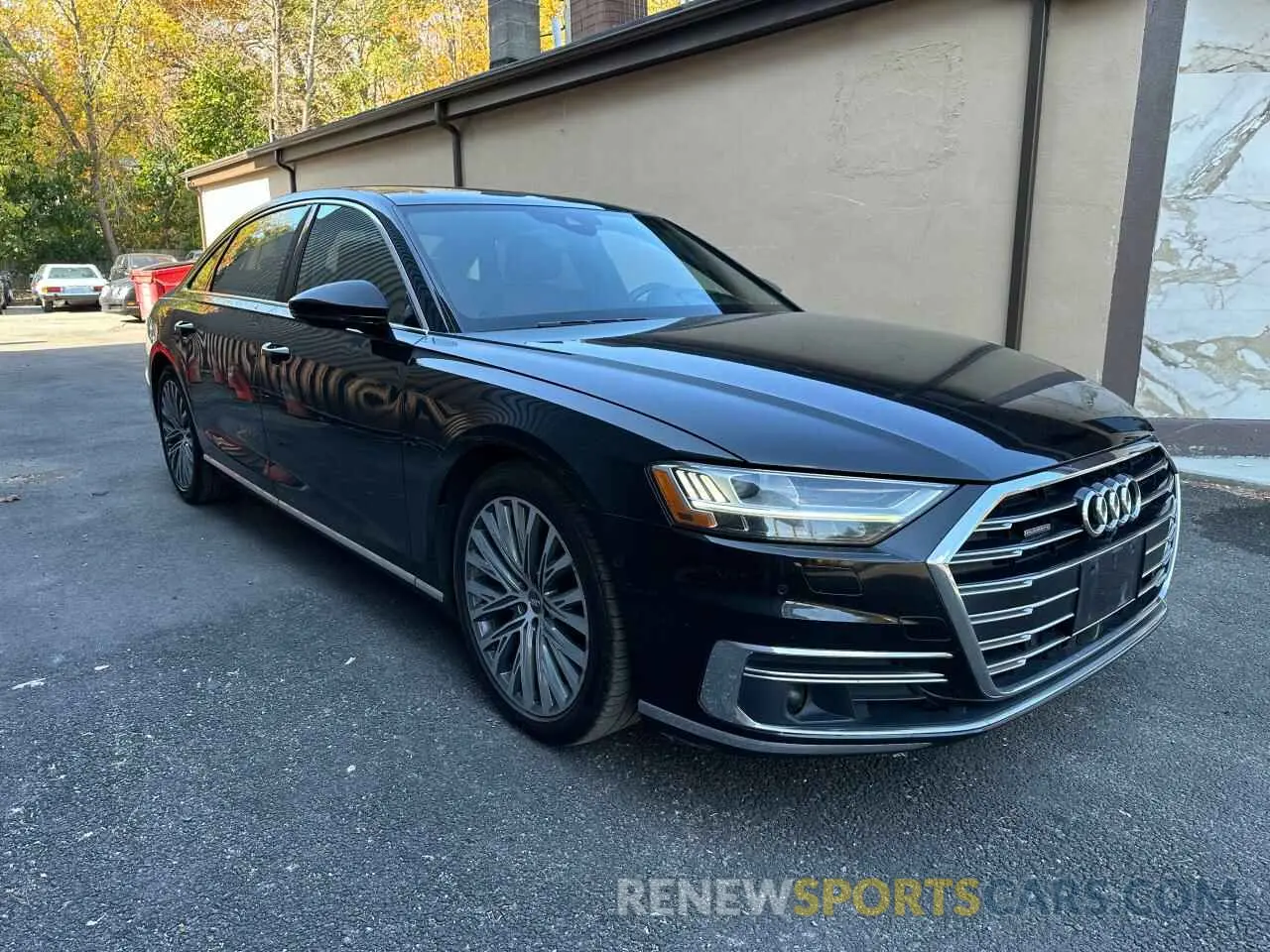1 Photograph of a damaged car WAU8DAF82KN002992 AUDI A8 2019
