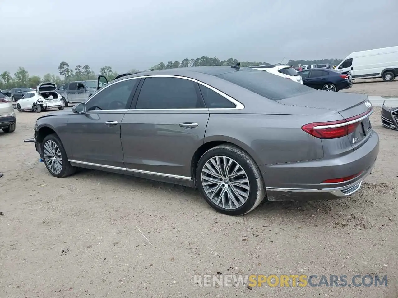 2 Photograph of a damaged car WAU8DAF83KN009594 AUDI A8 2019