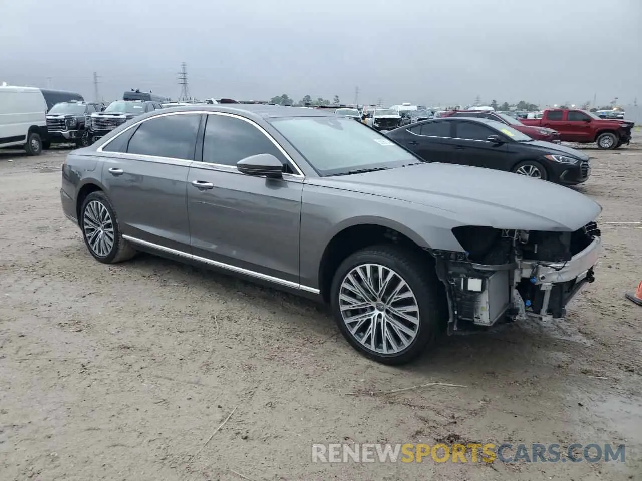 4 Photograph of a damaged car WAU8DAF83KN009594 AUDI A8 2019