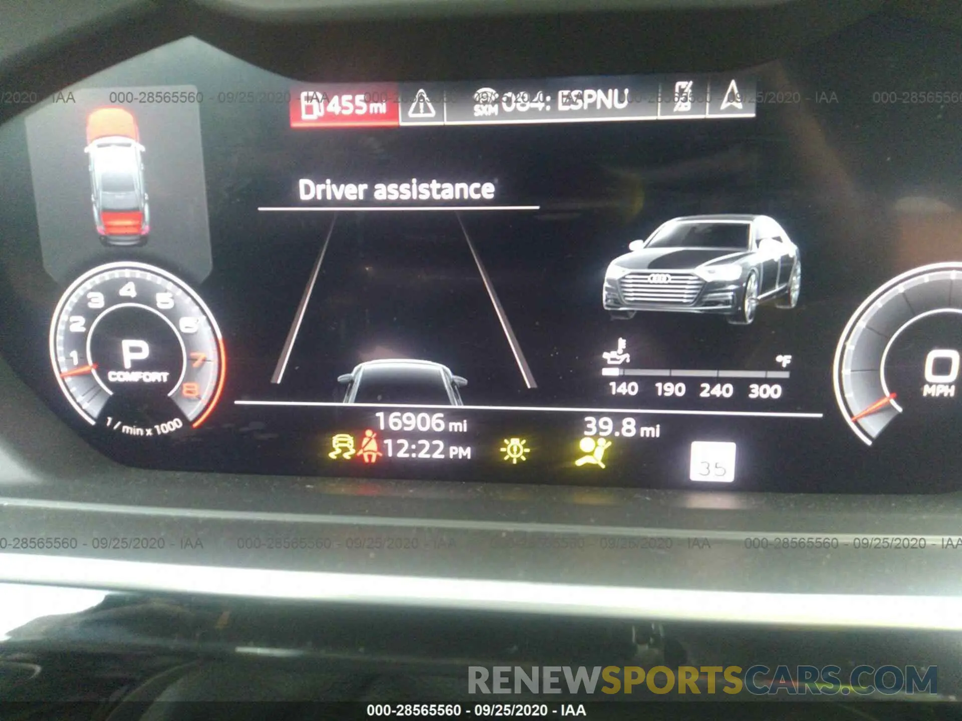 7 Photograph of a damaged car WAU8DAF85KN006194 AUDI A8 2019