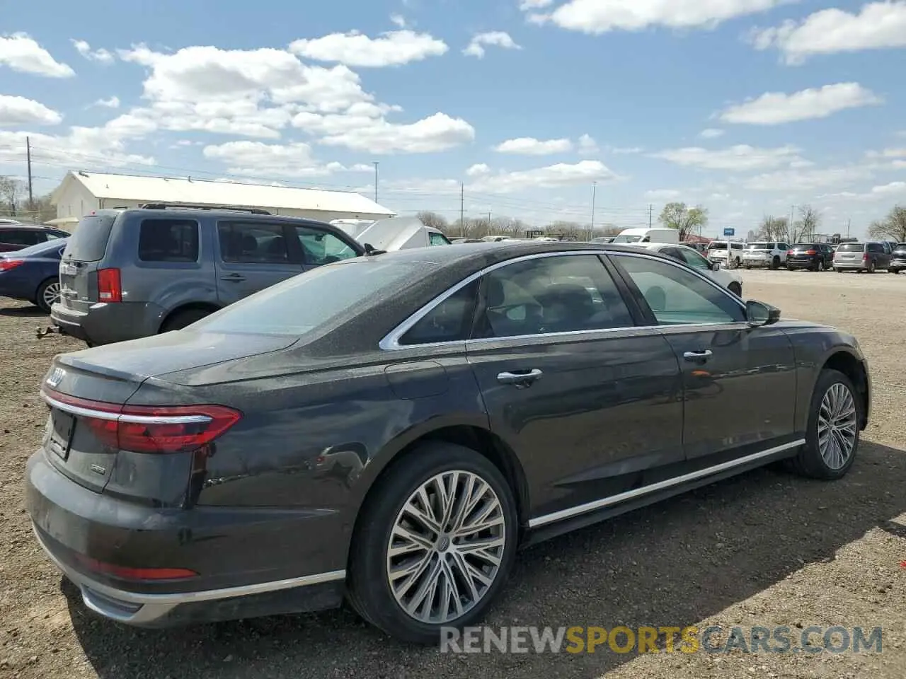 3 Photograph of a damaged car WAU8DAF85KN008608 AUDI A8 2019