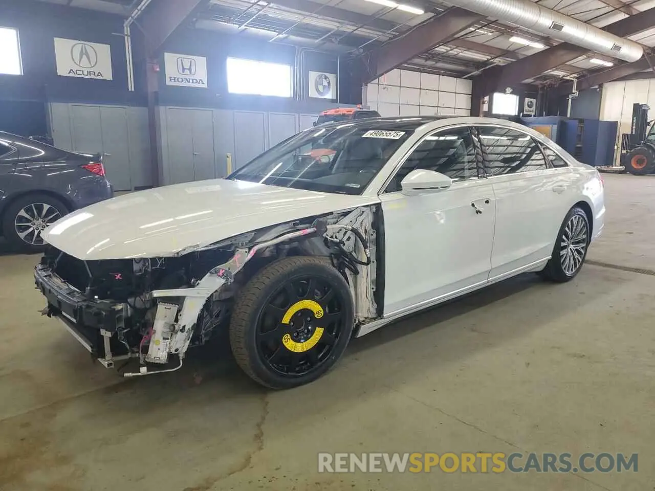 1 Photograph of a damaged car WAU8DAF86KN005765 AUDI A8 2019