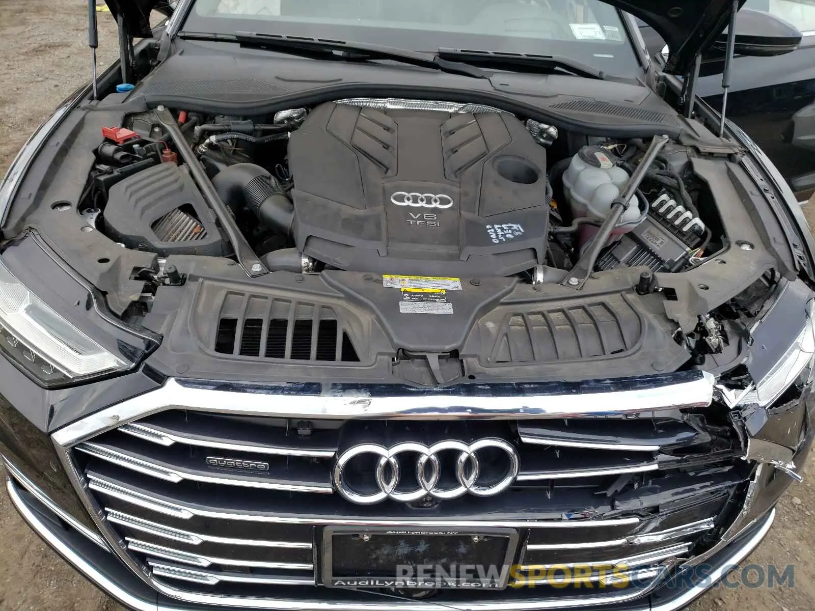 7 Фотография поврежденного автомобиля WAU8DAF88KN005640 AUDI A8 2019