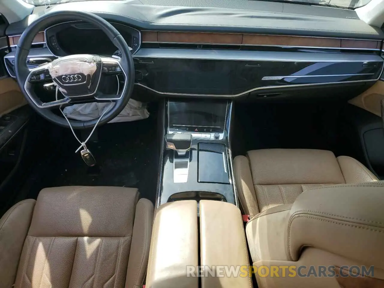 8 Фотография поврежденного автомобиля WAU8DAF88KN006268 AUDI A8 2019