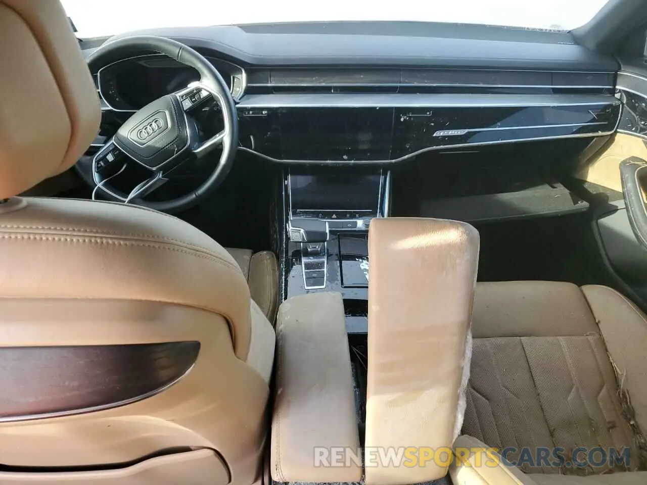 8 Фотография поврежденного автомобиля WAU8DAF86MN031902 AUDI A8 2021