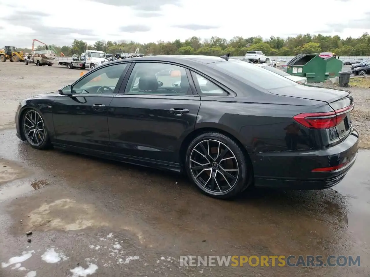 2 Фотография поврежденного автомобиля WAU8EAF82MN033093 AUDI A8 2021